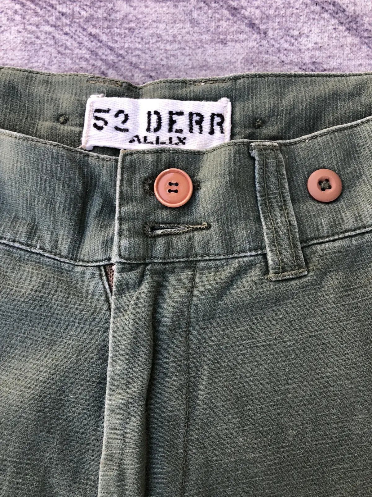Vintage Cargo Trousers Military With 6 Pocket Workware Pants Size US 28 / EU 44 - 6 Thumbnail