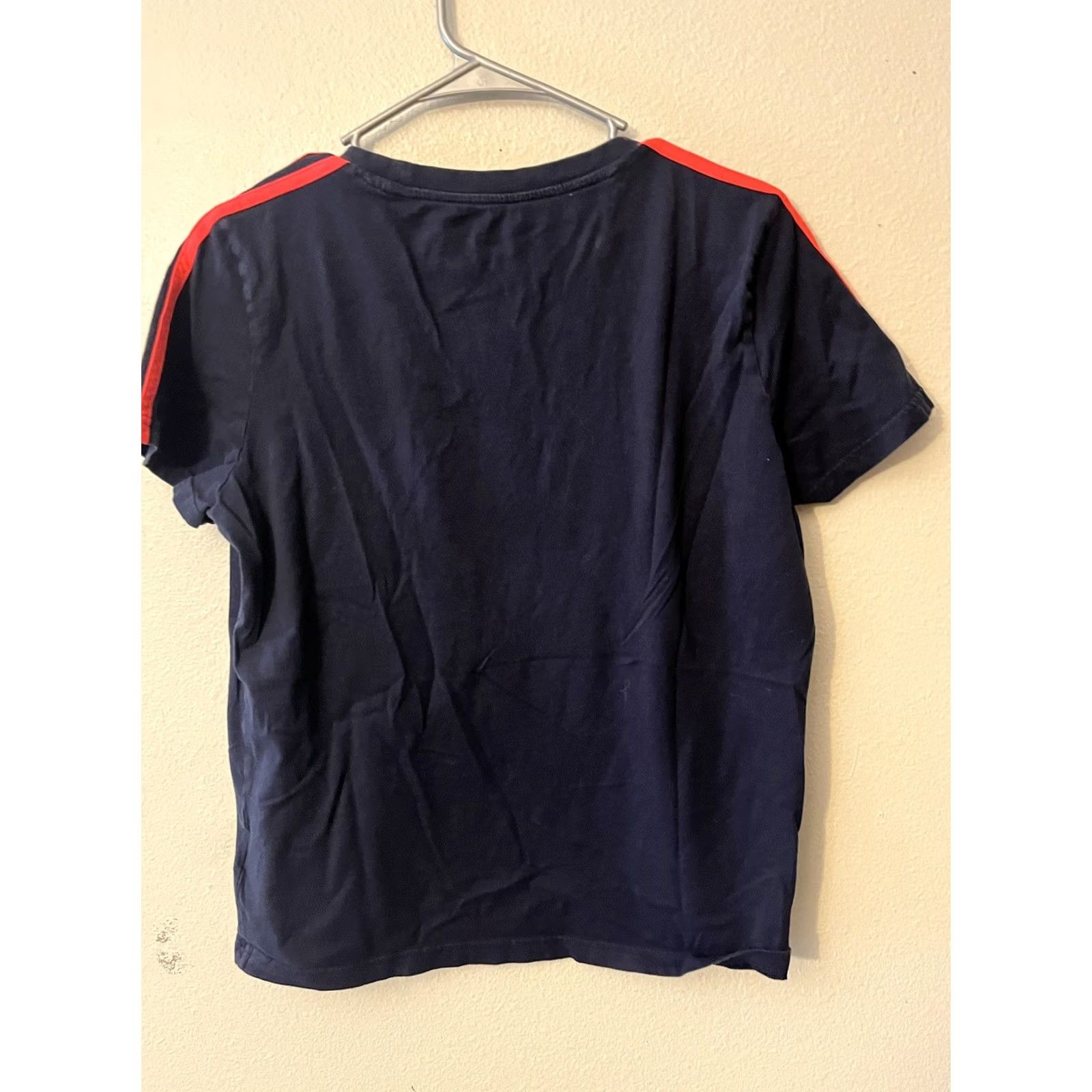 Adidas Adidas Women's T-Shirt XL Navy Athletic Tee Short Sleeve Activewear Sports Size XL / US 12-14 / IT 48-50 - 3 Thumbnail