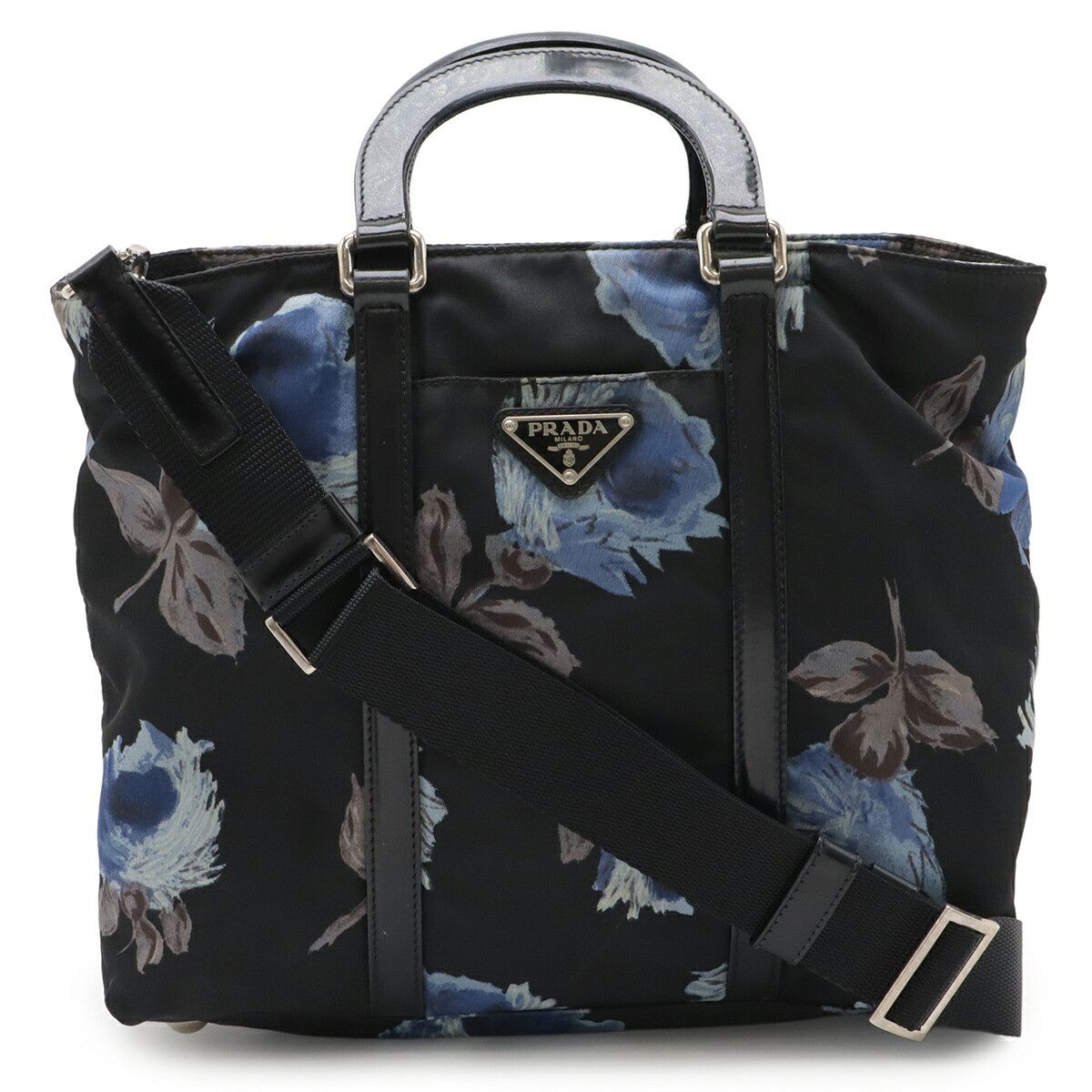Prada Prada Prada Nylon 2way Handbag Leather Shoulder Bag BN1066 DUTY FREE for USA Size ONE SIZE - 1 Thumbnail