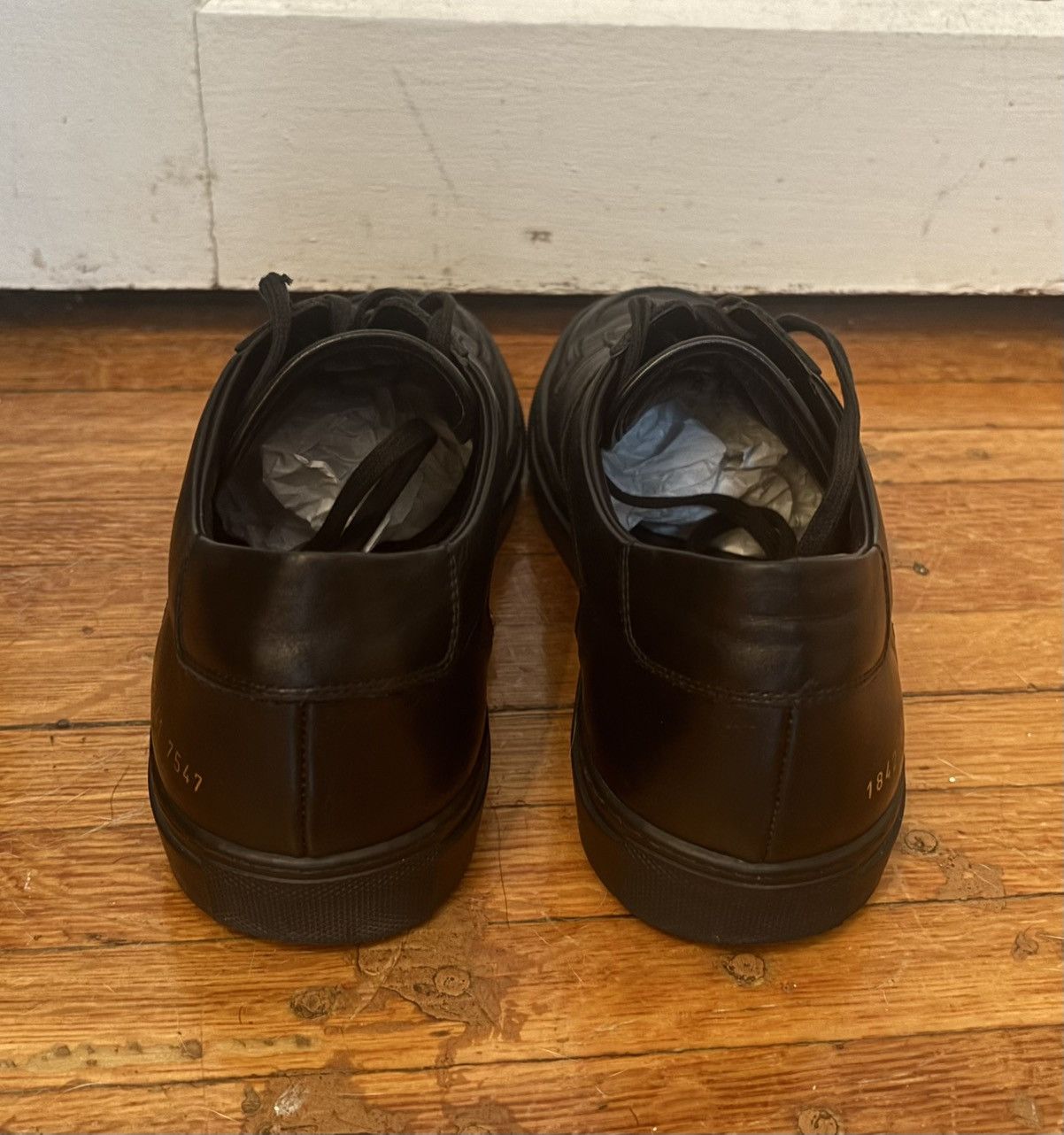 Common Projects Common Projects BBall Low leather sneakers in black size 8 Size US 8 / EU 41 - 3 Thumbnail