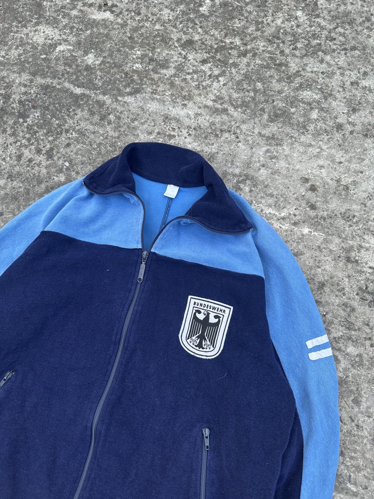 Vintage 90s Bundeswehr Sport Zip Up Jacket Rare Germany M VTg Size US M / EU 48-50 / 2 - 2 Thumbnail