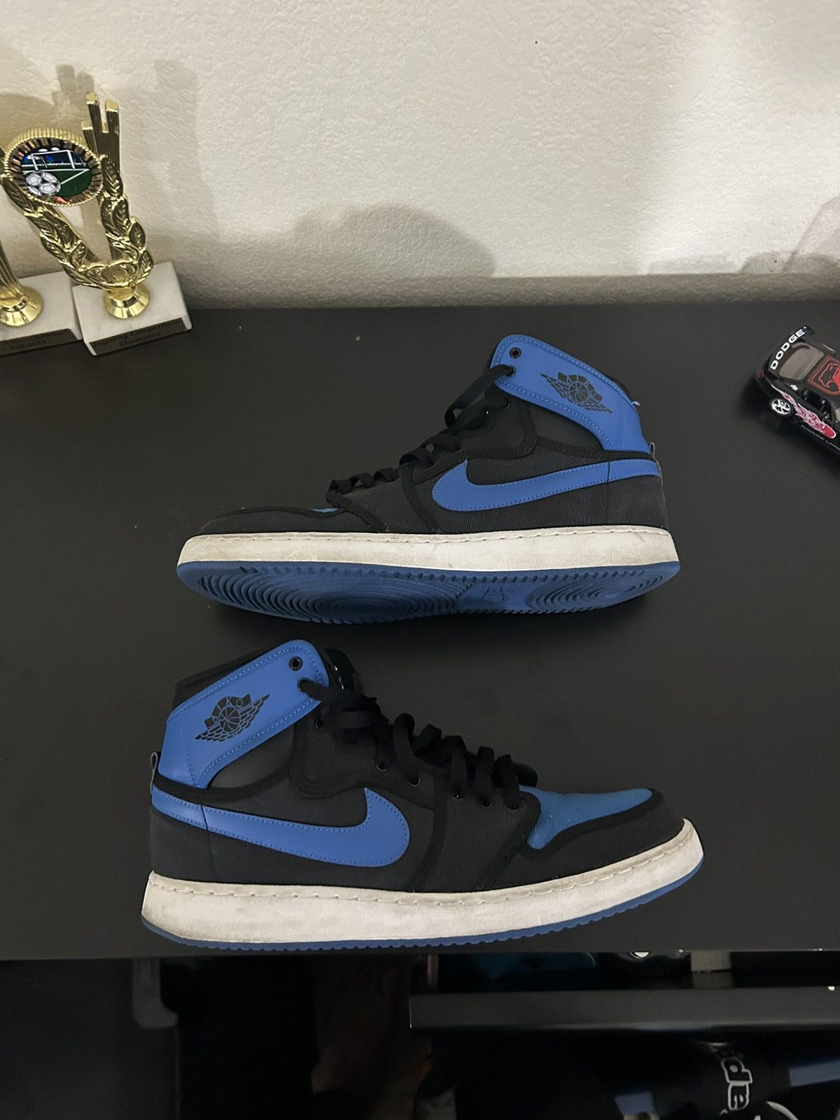 Jordan Brand × Nike AJKO Jordan retro blue sneakers Size US 12 / EU 45 - 1 Thumbnail