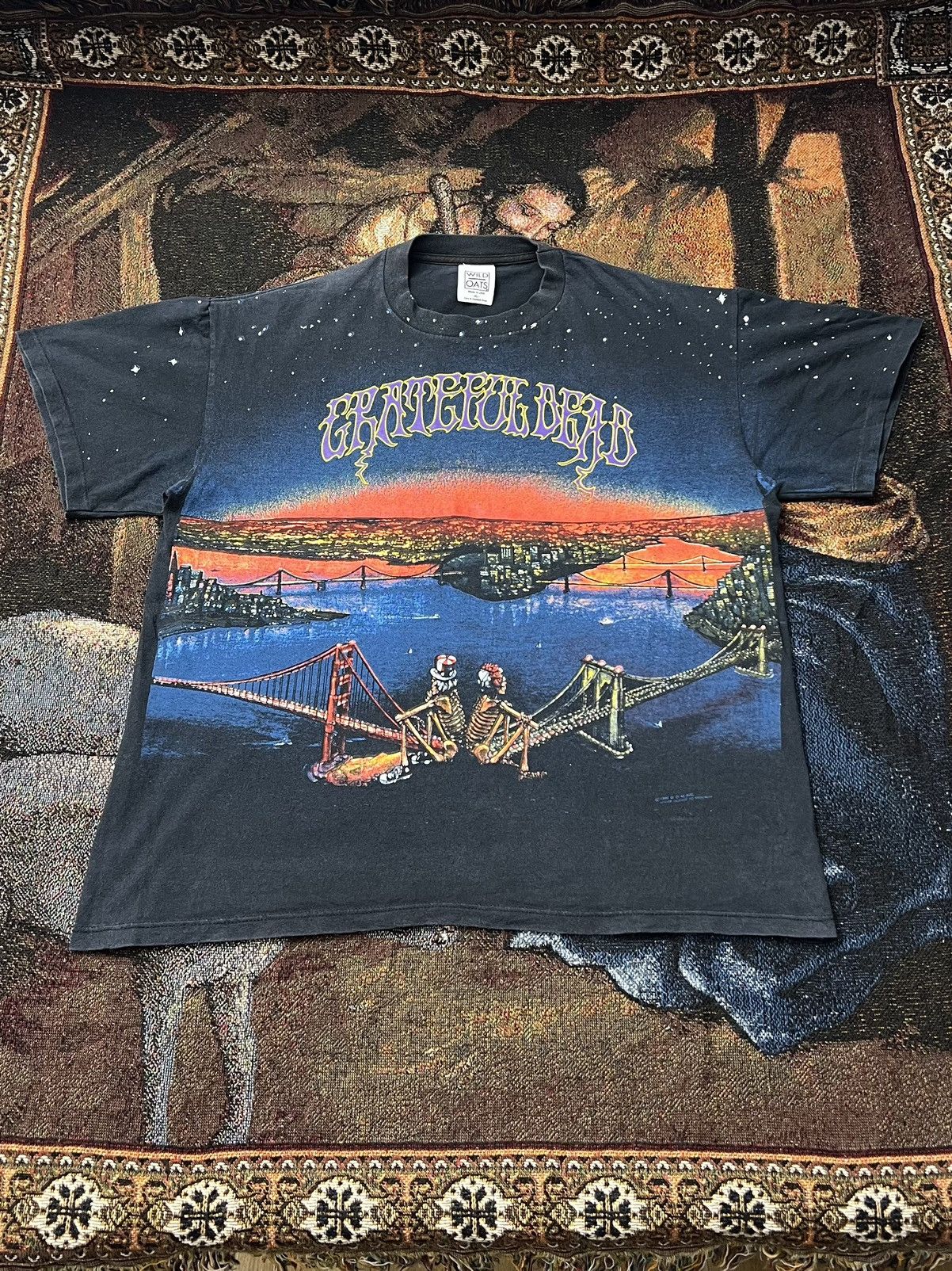 Band Tees Vintage Grail '90 Grateful Dead San Fransisco AOP Tee Size US XL / EU 56 / 4 - 2 Thumbnail