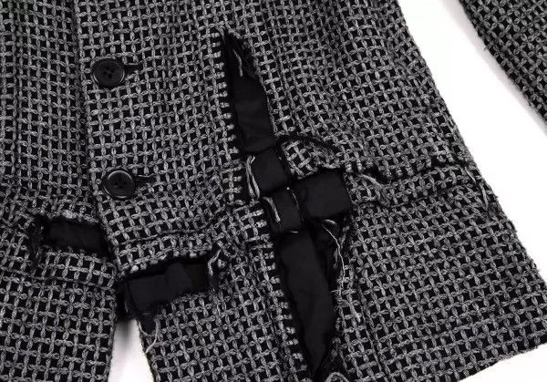 Comme des Garcons Comme des Garcons Destroy the processed wool coat Size L / US 10 / IT 46 - 6 Thumbnail