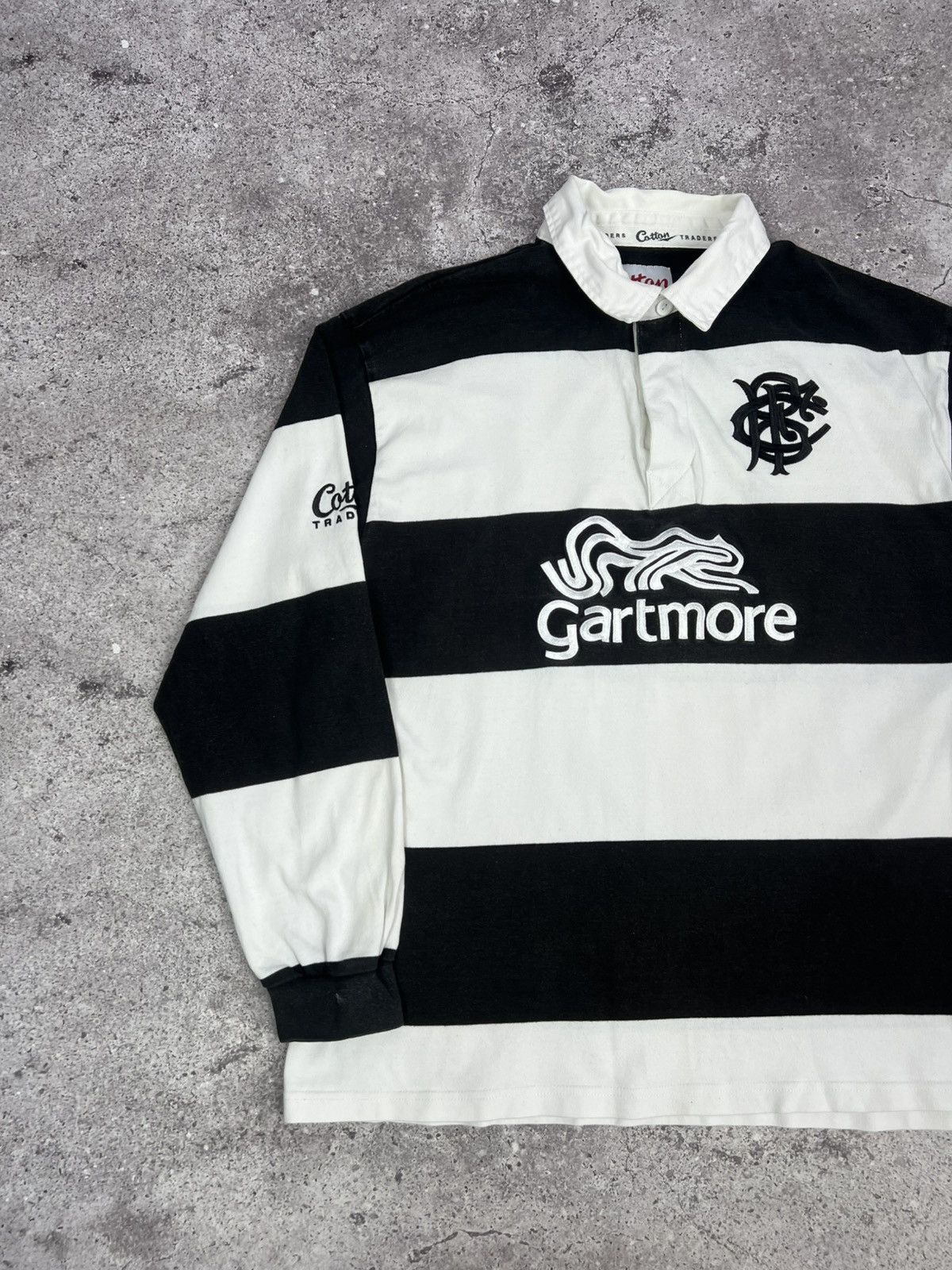 Cotton Traders Cotton Traders Barbarian Rugby Jersey Polo Shirt Long Sleeve Size US XL / EU 56 / 4 - 2 Thumbnail