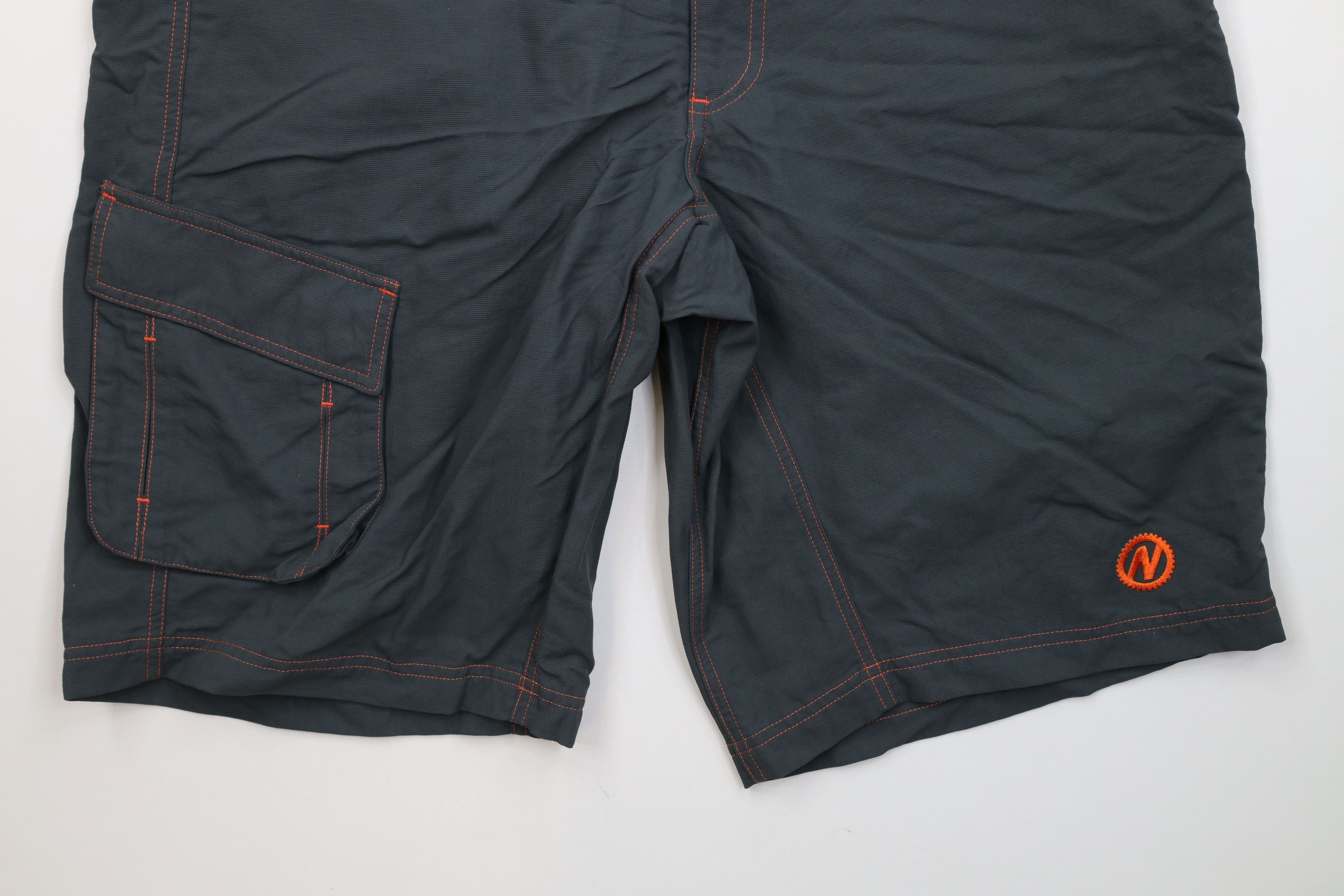 Vintage Vintage Nashbar Cycling Bicycle Cycling Cargo Shorts Gray Size US 36 / EU 52 - 4 Thumbnail