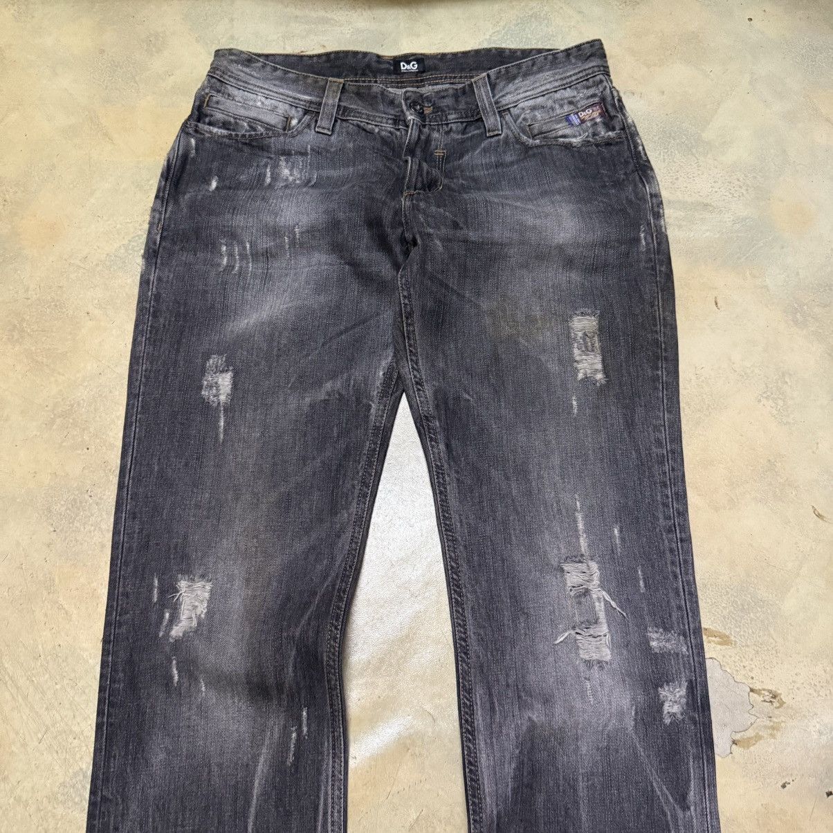 Dolce & Gabbana Dolce & Gabbana Distressed Denim Jeans Size US 33 - 3 Thumbnail