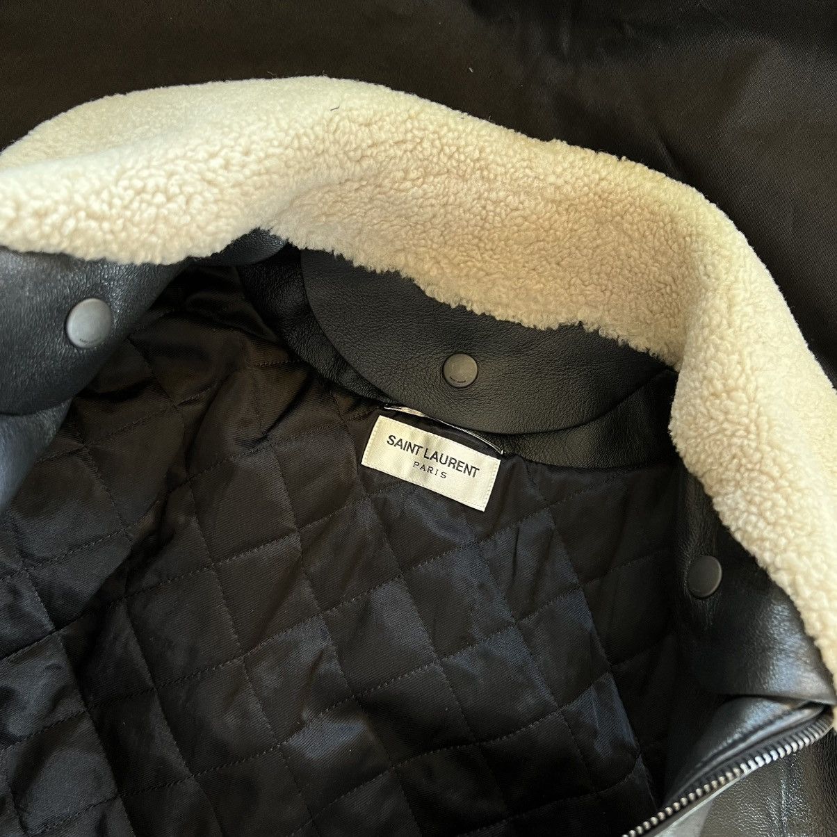 Saint Laurent Paris Saint Laurent Shearling Collar Jacket Size US M / EU 48-50 / 2 - 4 Thumbnail