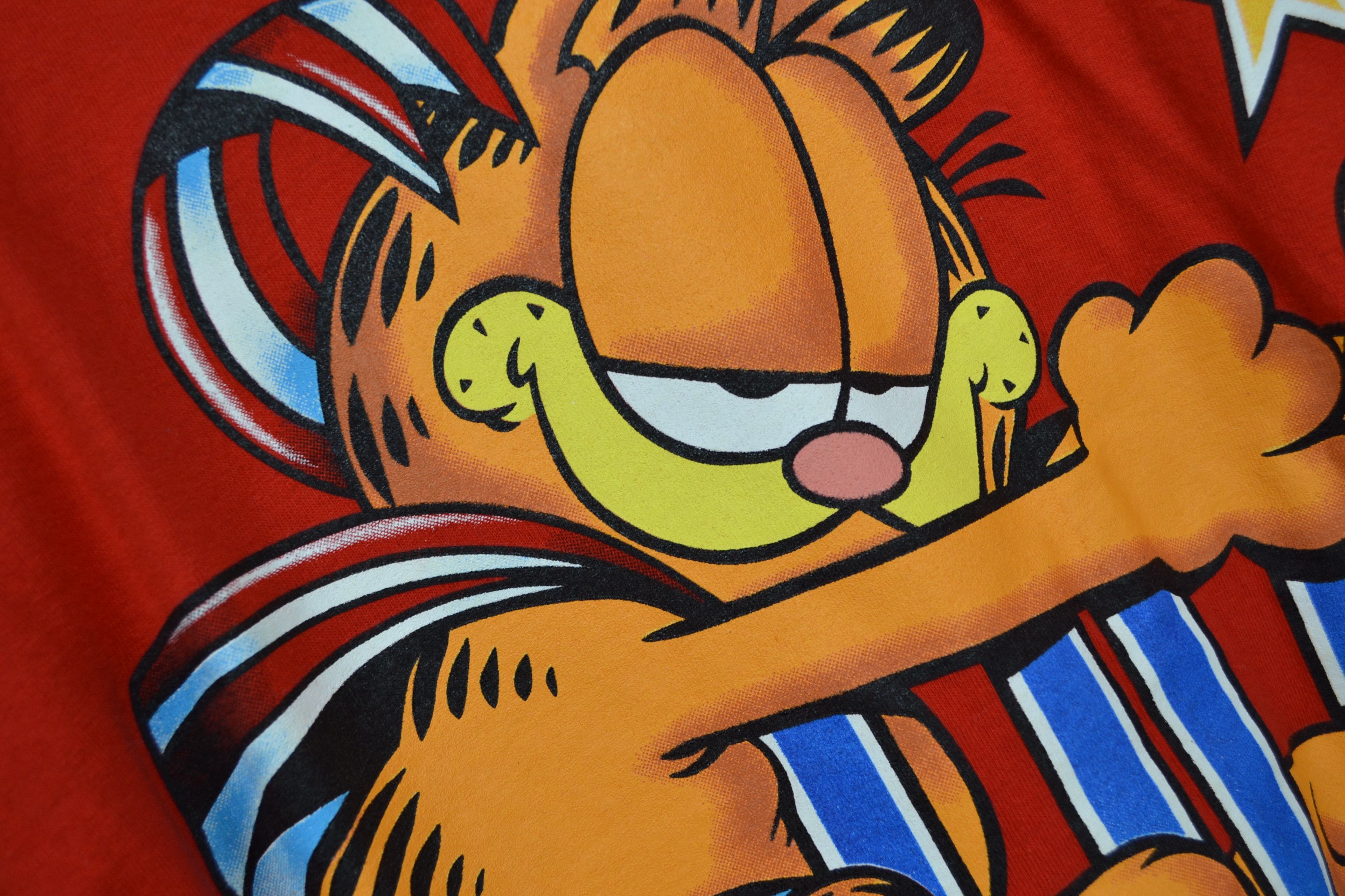 Vintage Garfield Vintage 1990s Paws Made in USA XL Single Stitch Size US XL / EU 56 / 4 - 2 Thumbnail