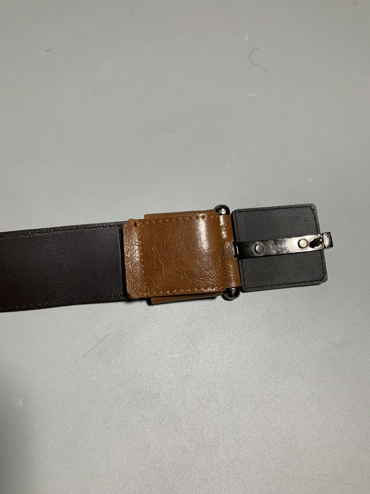 Costume National COSTUME NATIONAL BROWN LEATHER BELT Size ONE SIZE - 8 Thumbnail