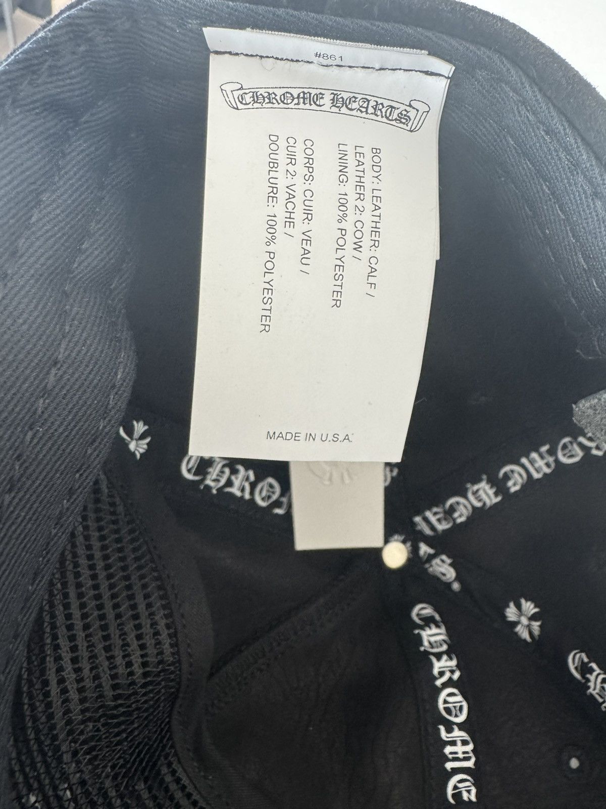 Chrome Hearts Chrome Hearts Hat Size ONE SIZE - 5 Thumbnail