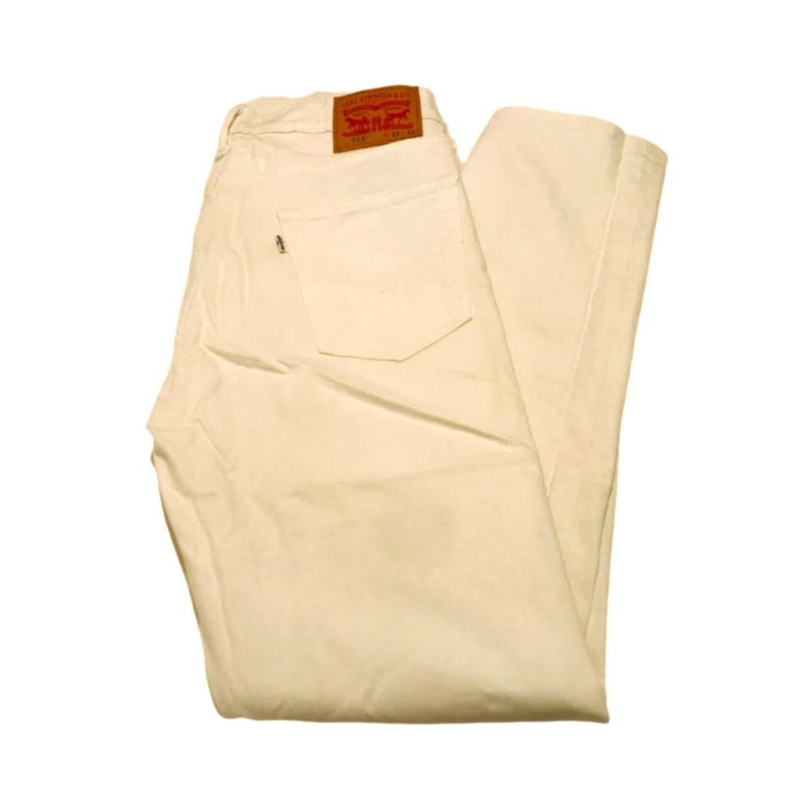 Levi's Levi Strauss & Co. Men`s Pants Jeans Denim White W33 L32 Size US 34 / EU 50 - 1 Thumbnail