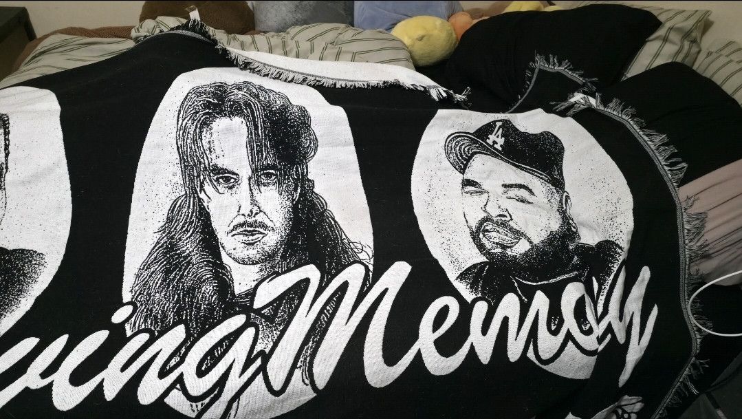 TeamSESH VERY RARE TEAMSESH BONES IN LOVING MEMORY TAPESTRY/BLANKET Size ONE SIZE - 1 Thumbnail