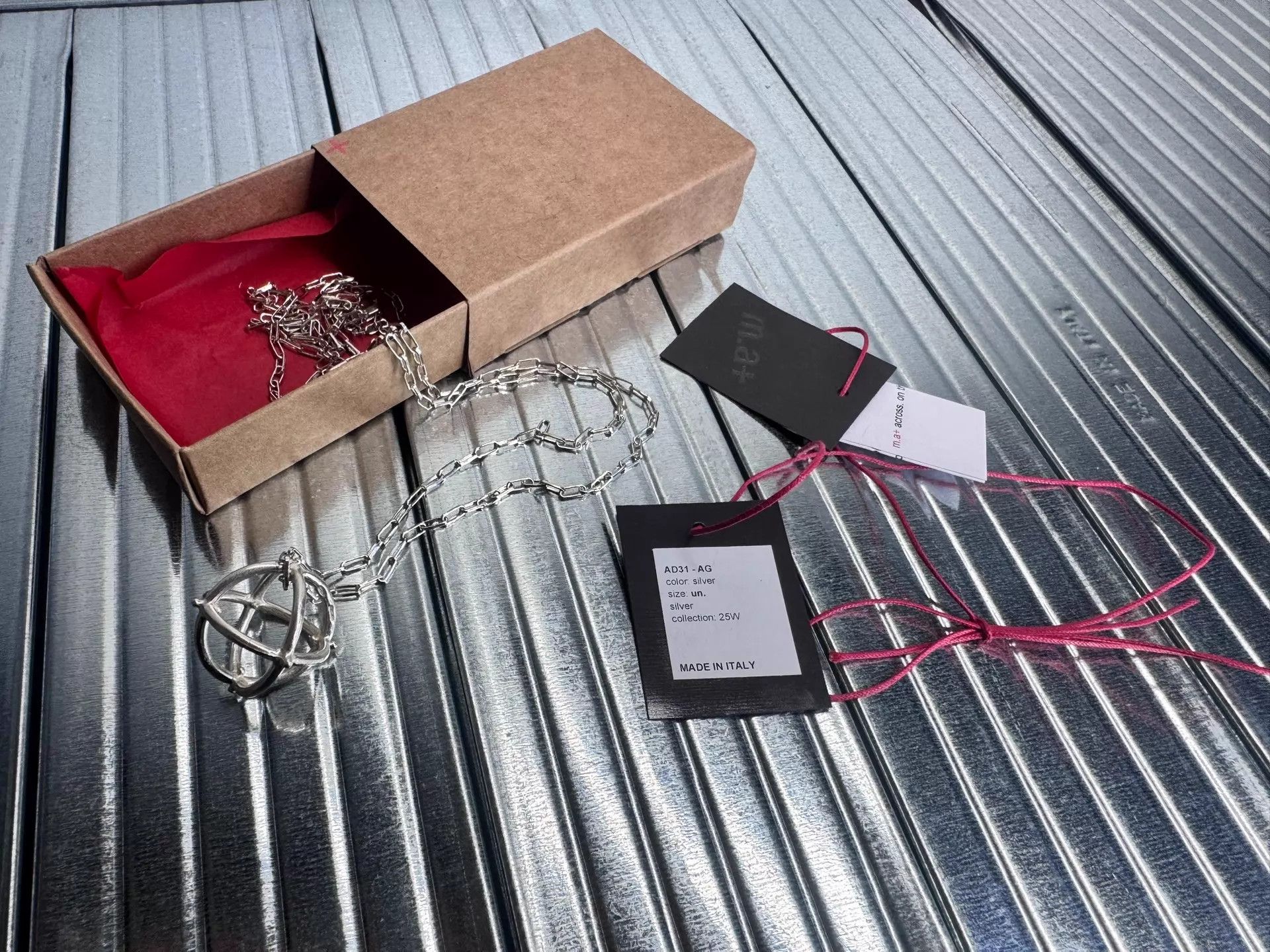 Ma+ maurizio amadei m.a+ Globe Necklace AD31 New Size ONE SIZE - 2 Thumbnail