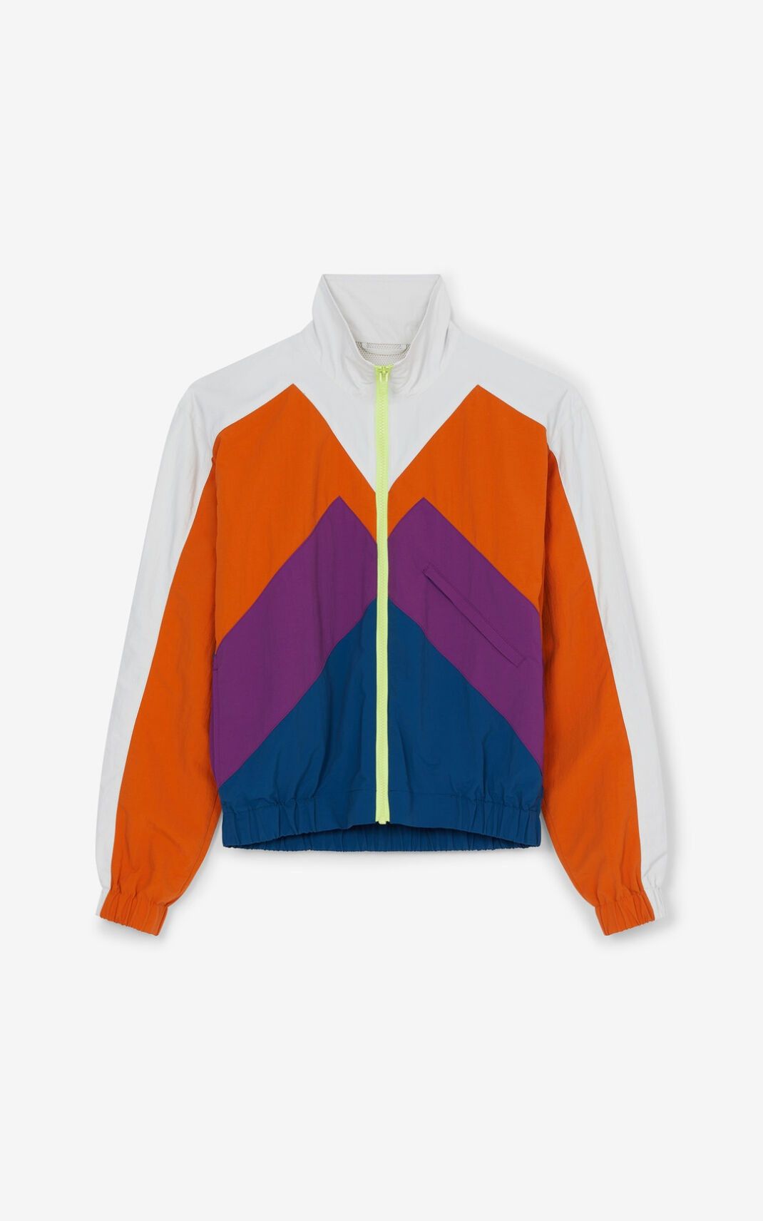 o1y1025 Turtleneck Bomber Jacket in Multicolor
