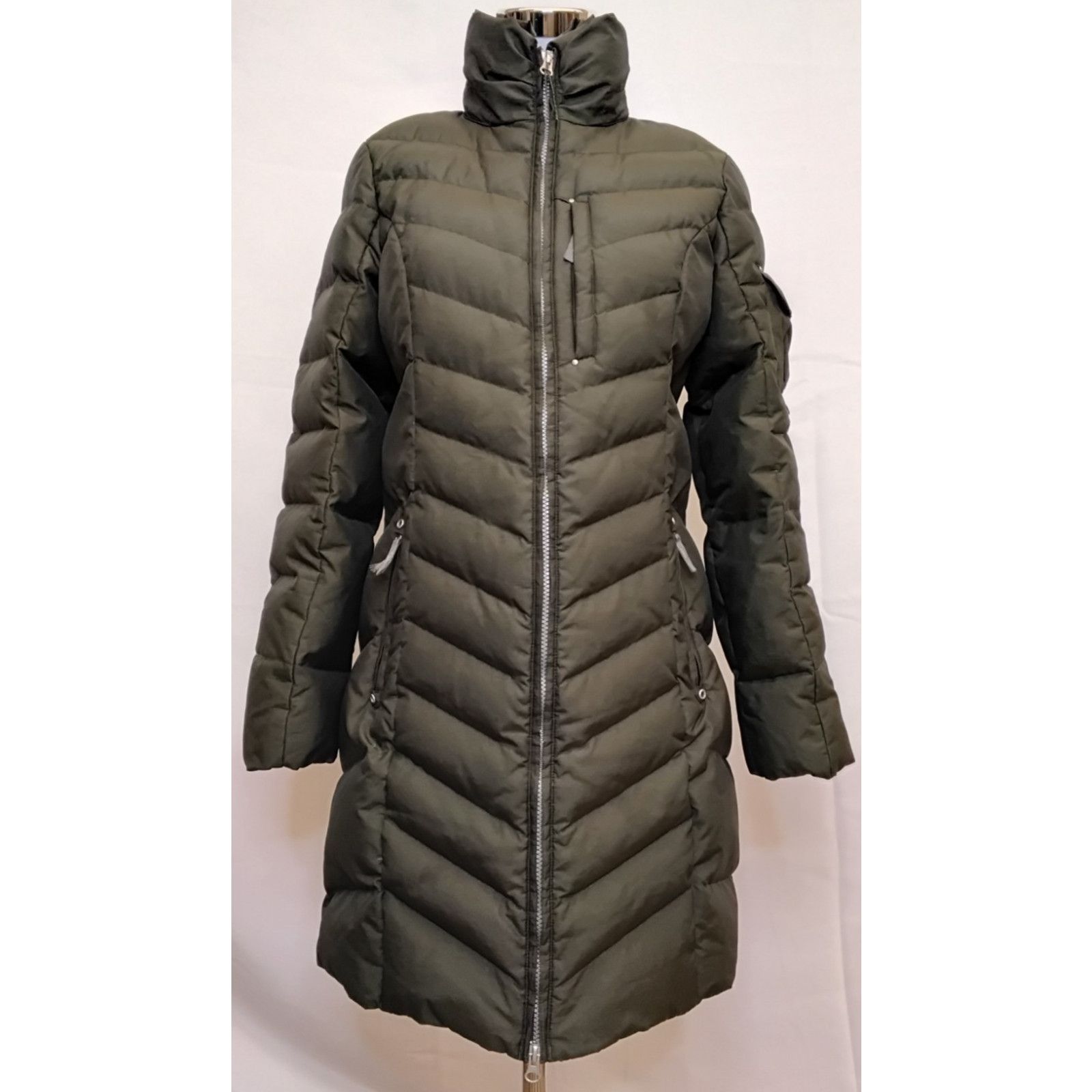 Eddie Bauer Eddie Bauer Down Stadium Parka Women's Small Green Size S / US 4 / IT 40 - 2 Thumbnail