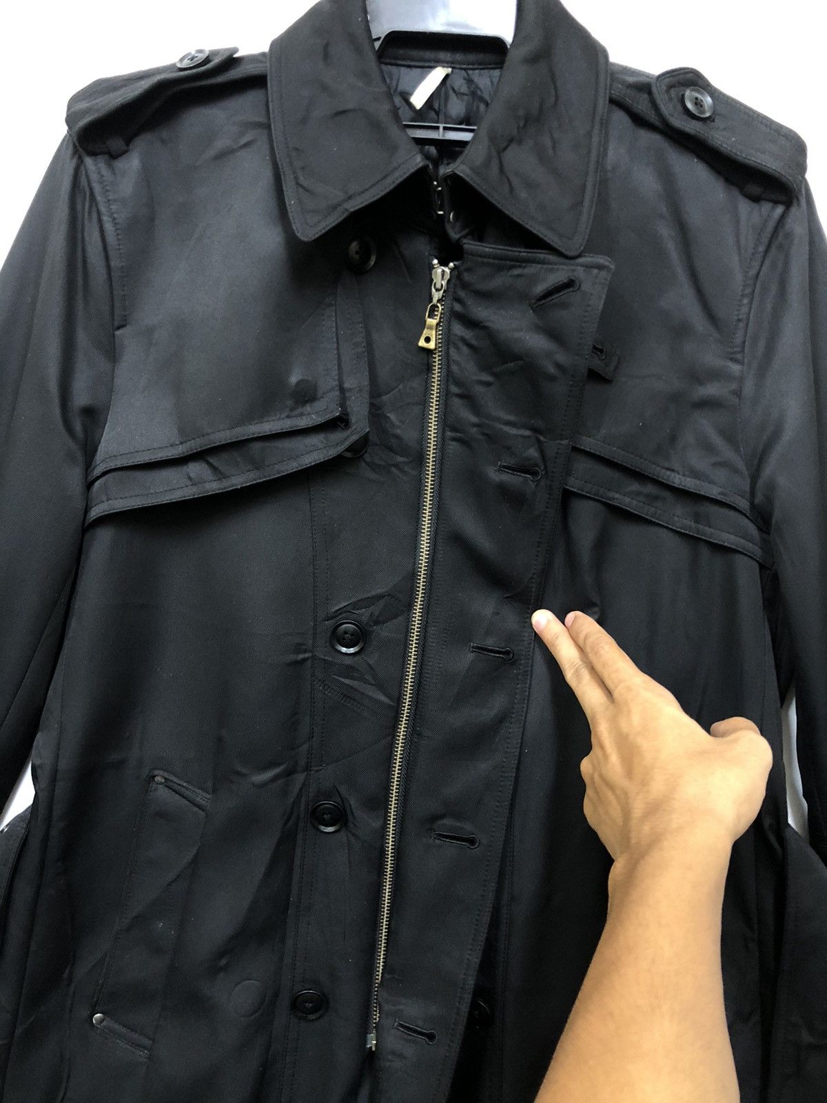 semanticdesign 🎌 RARE ⛔️ SEMENTIC DESIGN TRENCH COAT Size US L / EU 52-54 / 3 - 13 Thumbnail