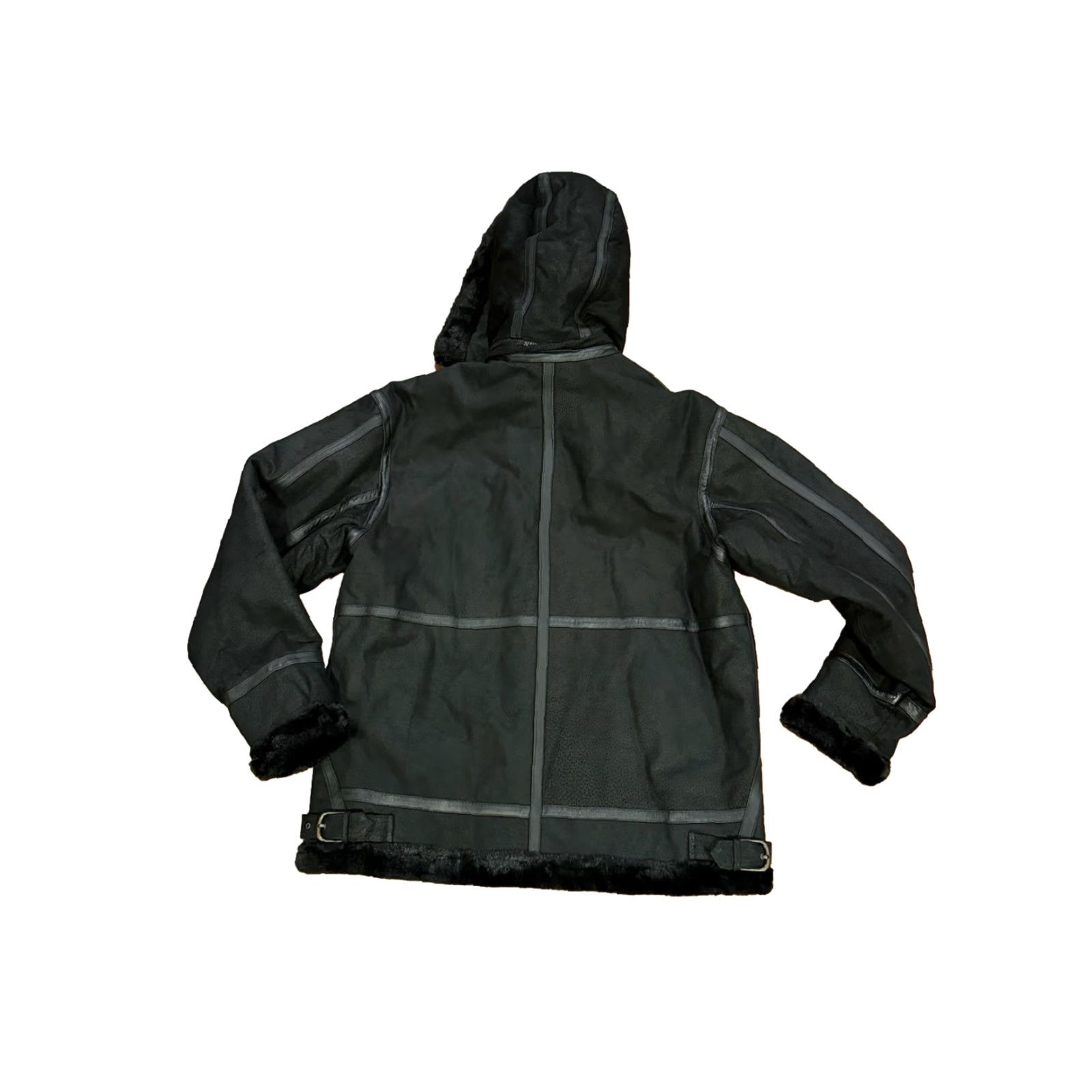 Vintage VINTAGE Protocol USAF G-8 Leather Flight Bomber Jacket Black Med Mens M Full Zip Shearling Panc Pan United Flyer's Size US M / EU 48-50 / 2 - 7 Thumbnail
