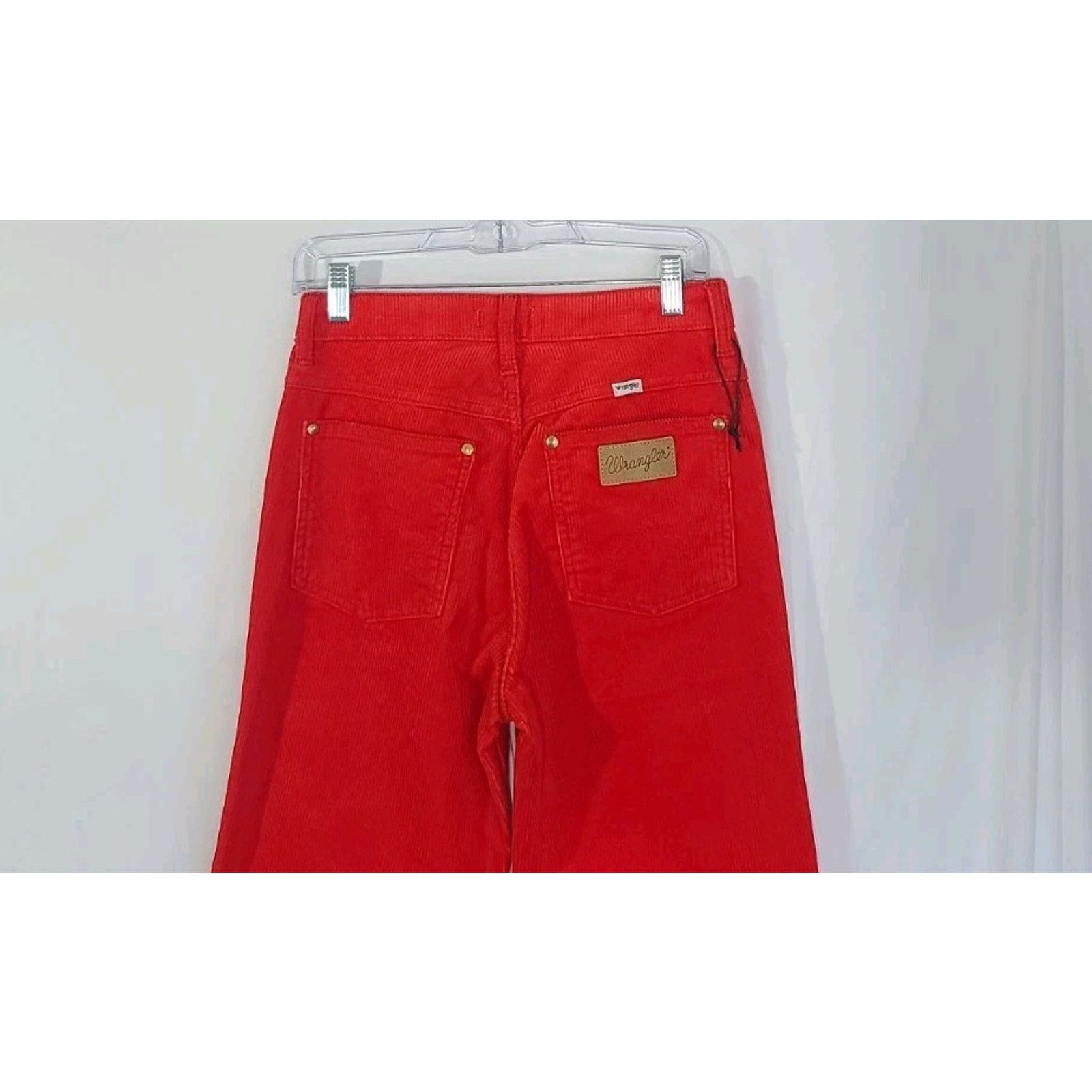 Wrangler New Wrangler Wanderer High-Rise Corduroy Red Pants 27x34 Size 27" / US 4 / IT 40 - 8 Thumbnail