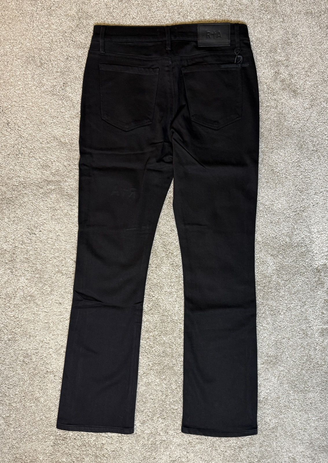 Rta RTA Denis Mini Flared Jeans Black Size US 30 / EU 46 - 2 Thumbnail