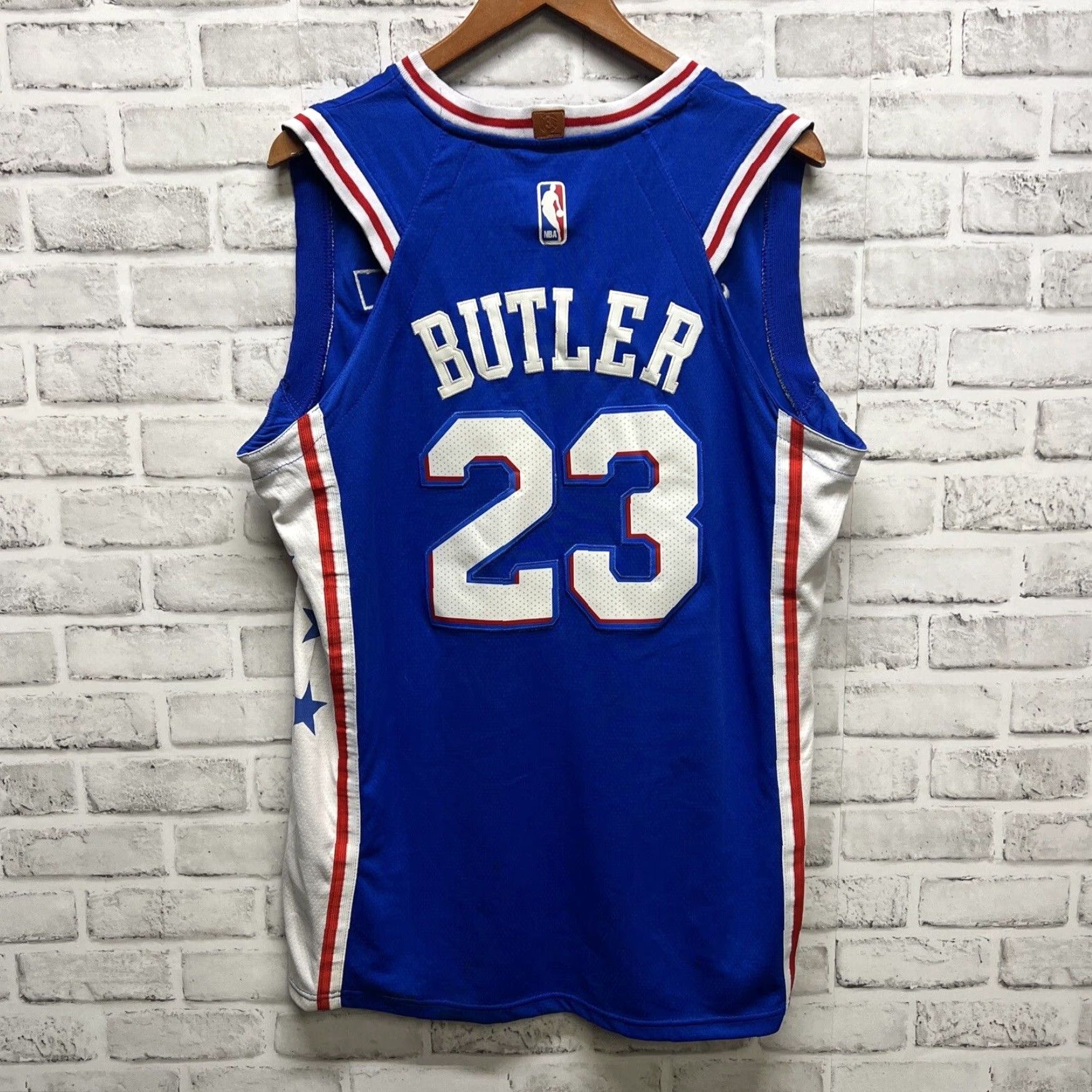 Nike Nike Philadelphia 76ers Jimmy Butler 23 Blue Basketball Jersey Men's XL Size US XL / EU 56 / 4 - 6 Thumbnail