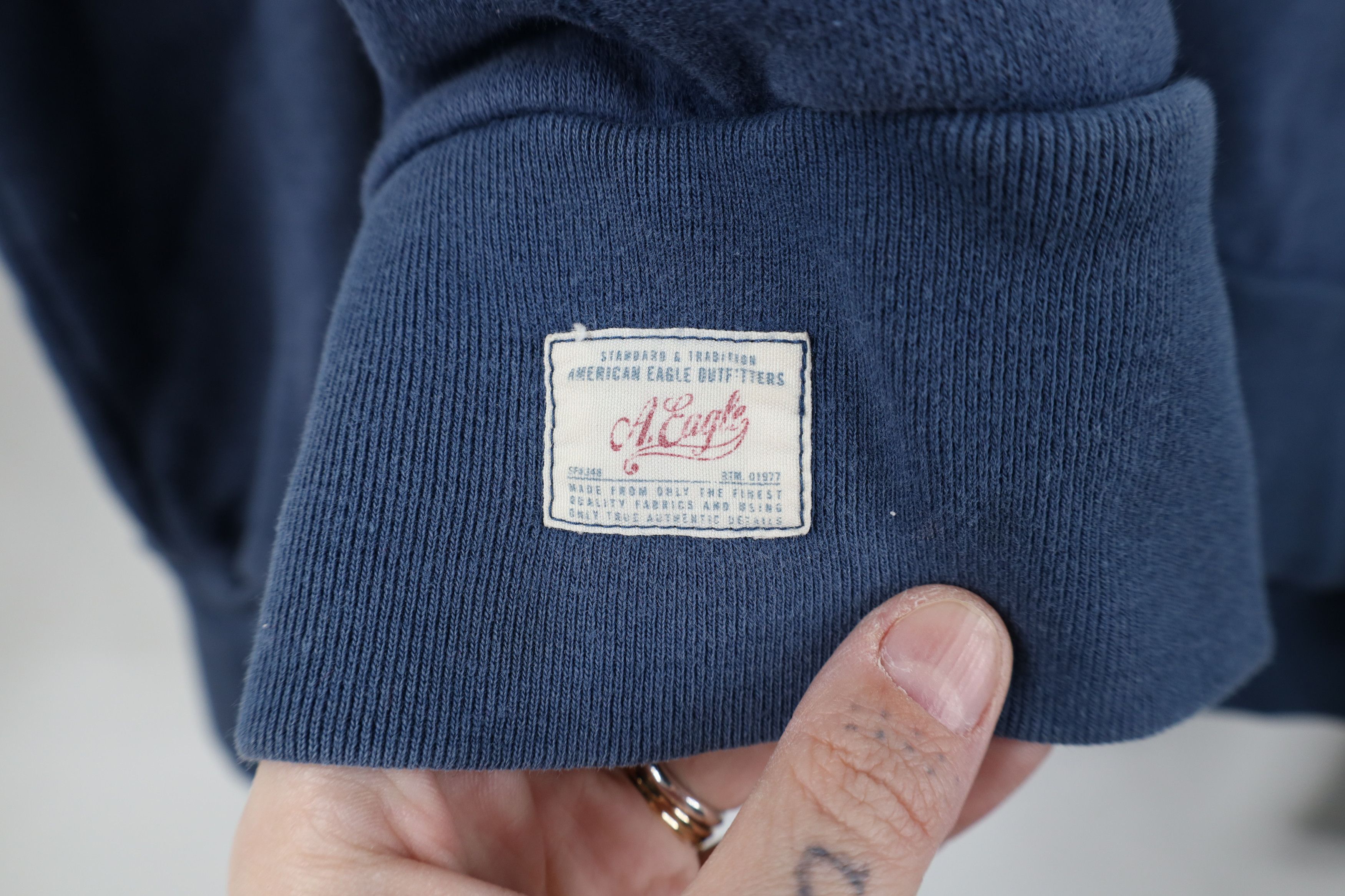 American Eagle Outfitters Vintage 90s Y2K American Eagle Outfitters Cropped Zip Hoodie Size US S / EU 44-46 / 1 - 12 Thumbnail