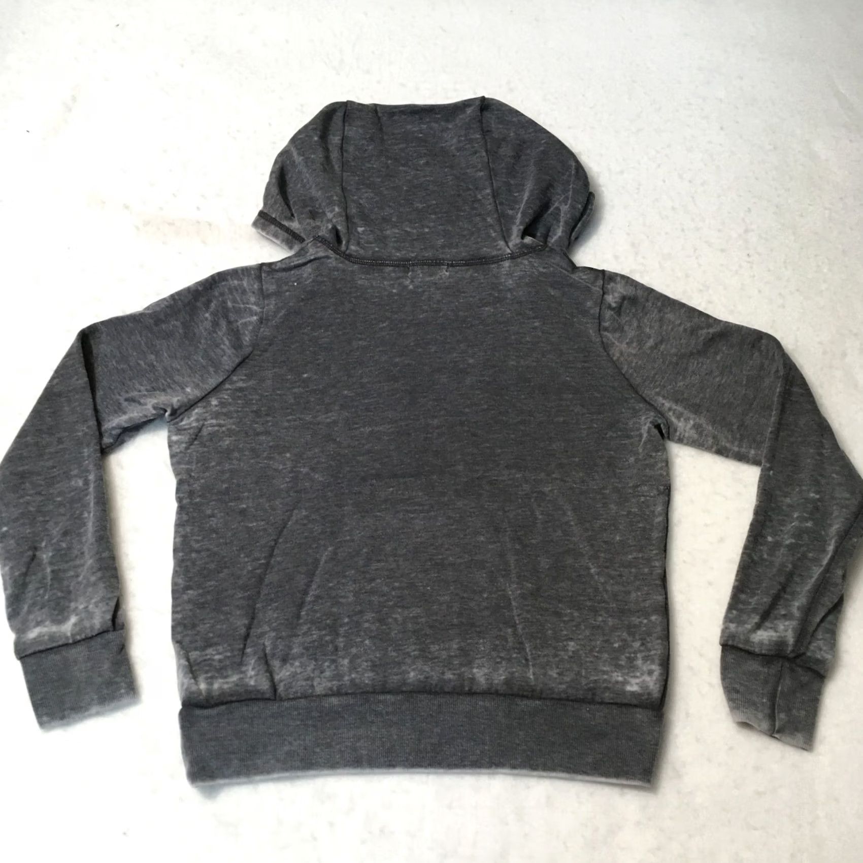 Vintage FULL TILT Hoodie Sweatshirt Womens Small gray v neck closure design Size S / US 4 / IT 40 - 8 Thumbnail