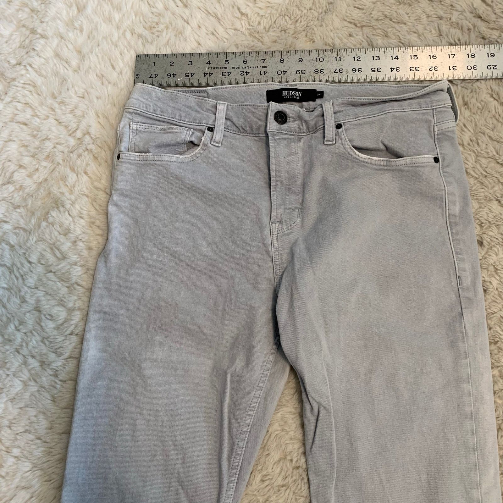 Hudson Hudson AXL Slim Jeans Light Denim Men's 34 Size US 34 / EU 50 - 5 Thumbnail