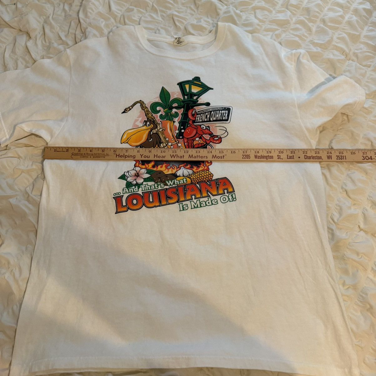Anvil New Orleans That’s what Louisiana is made of Tourist T Shirt Size US XL / EU 56 / 4 - 5 Thumbnail
