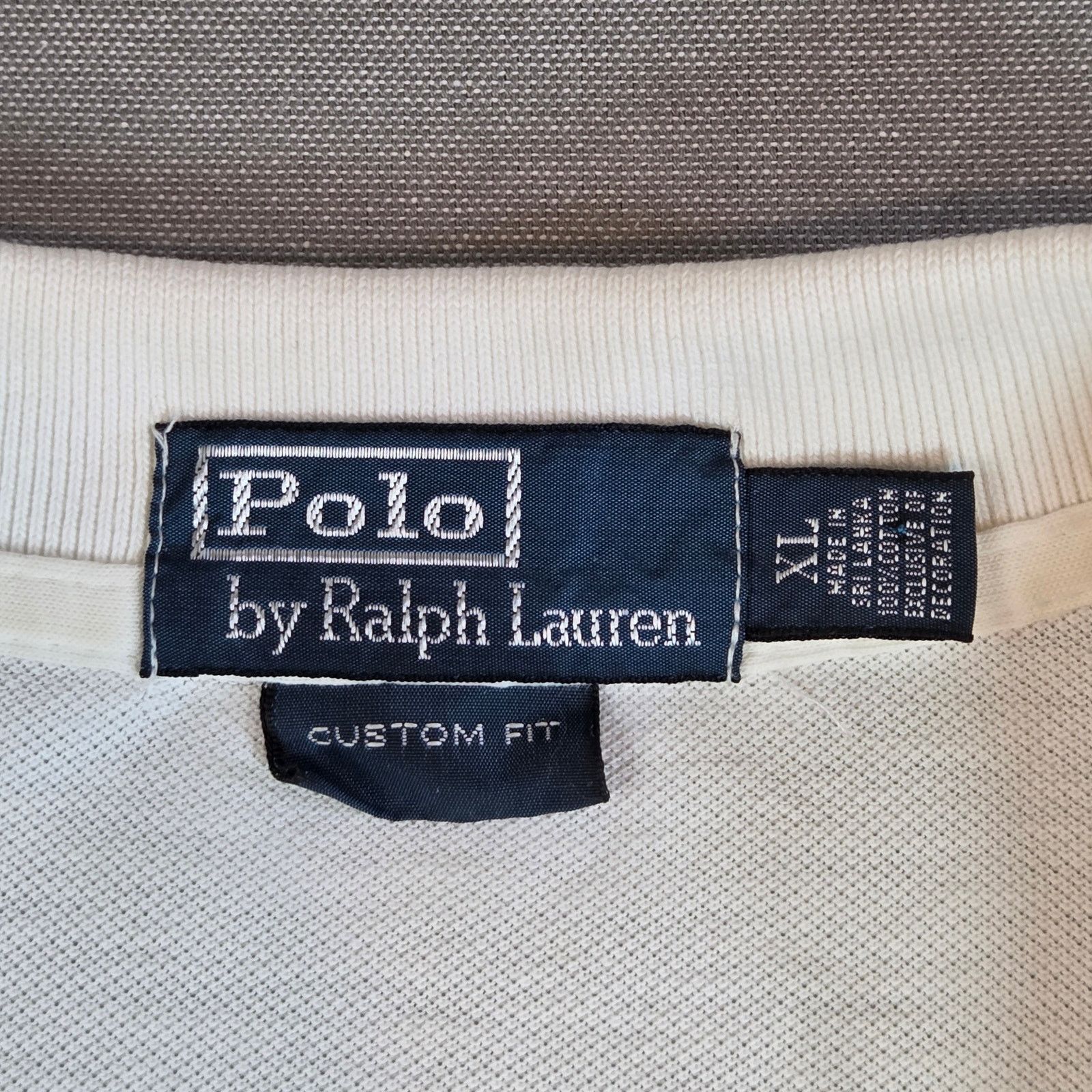 Polo Ralph Lauren Polo Ralph Lauren Custom Fit White Polo XL Size US XL / EU 56 / 4 - 3 Thumbnail
