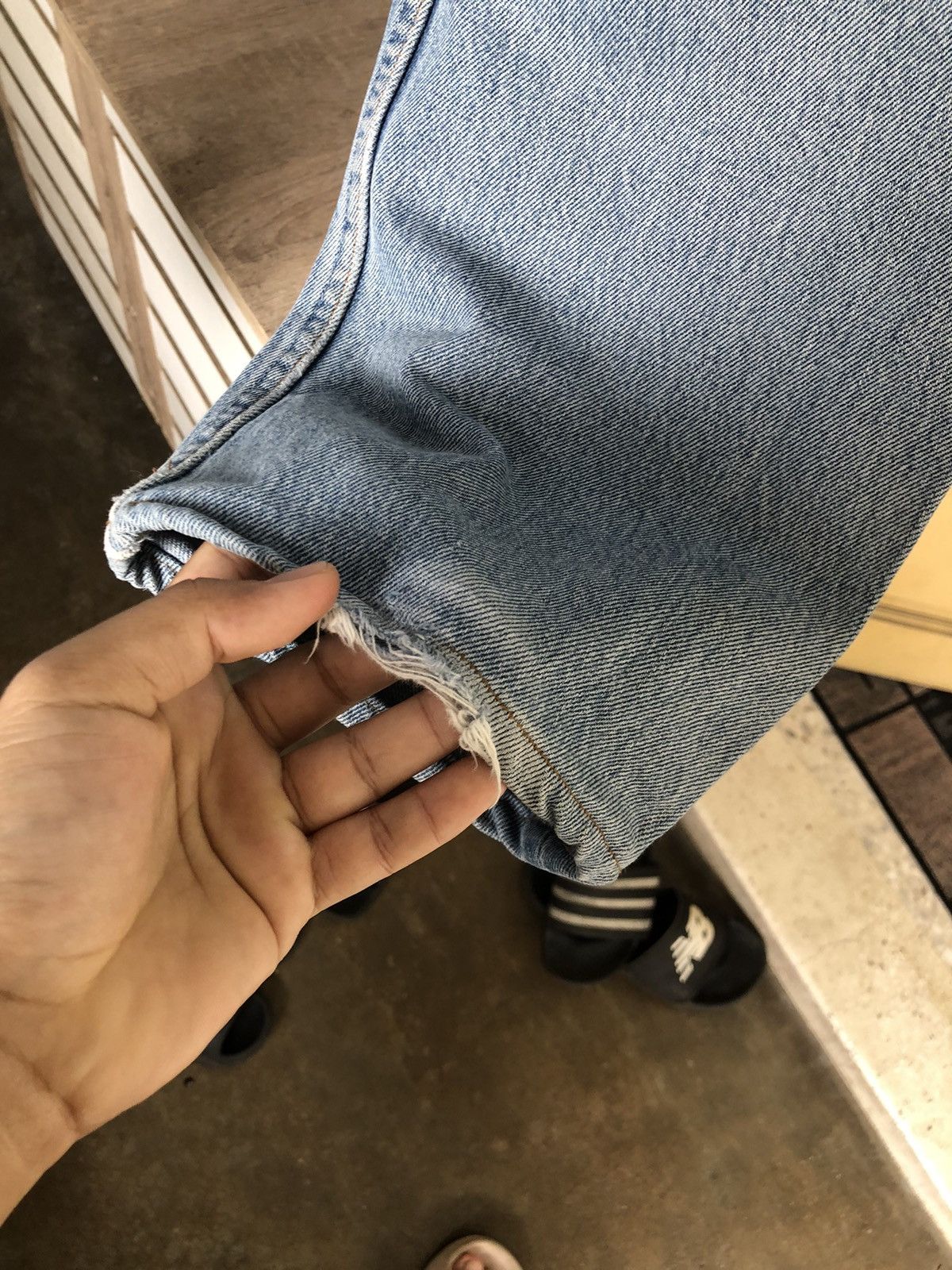 Levi's Kapital Style Vintage 90s Levis 501 Distressed Jeans Size US 30 / EU 46 - 16 Thumbnail