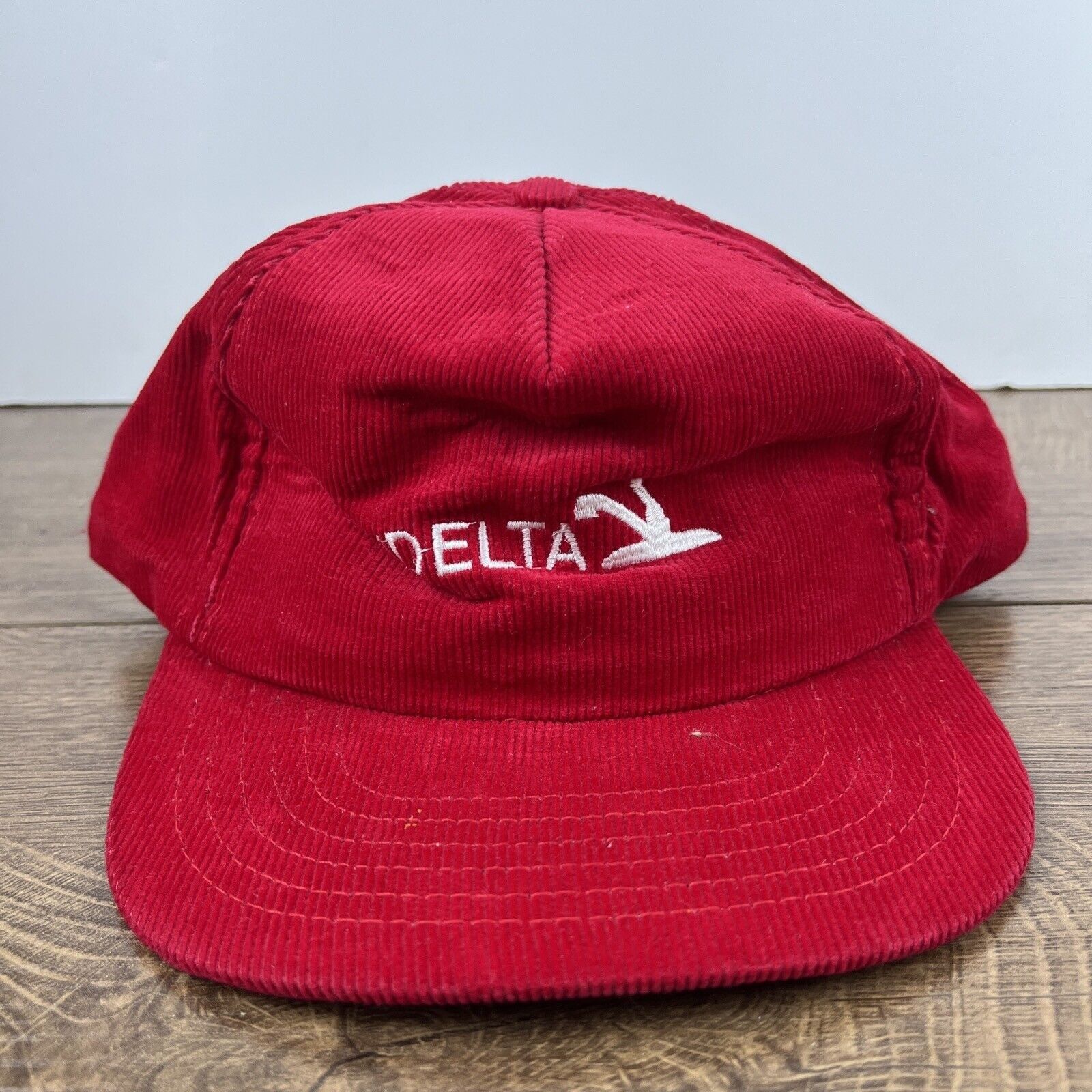 Delta Delta Hat Delta Cap Red Hat Adjustable Adult Size Hat Red Ca Size ONE SIZE - 3 Thumbnail