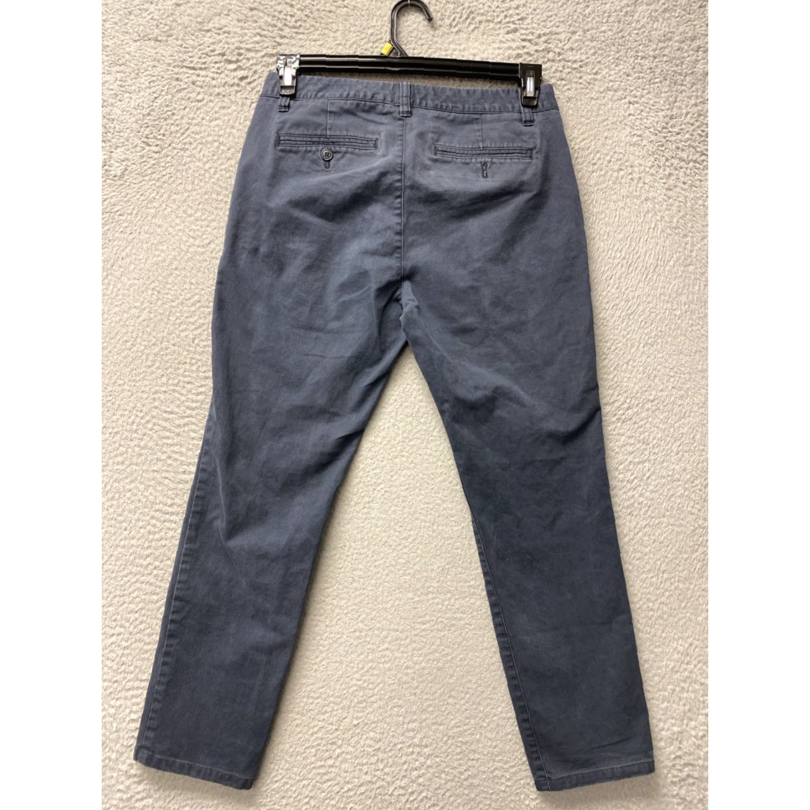 Bonobos BONOBOS Chino Pants Mens 30x28 Dark Gray Slim Tapered Flat Front Zip Pockets Regular Rise 30in Inseam 28in Gray 160-8 Size US 30 / EU 46 - 6 Thumbnail
