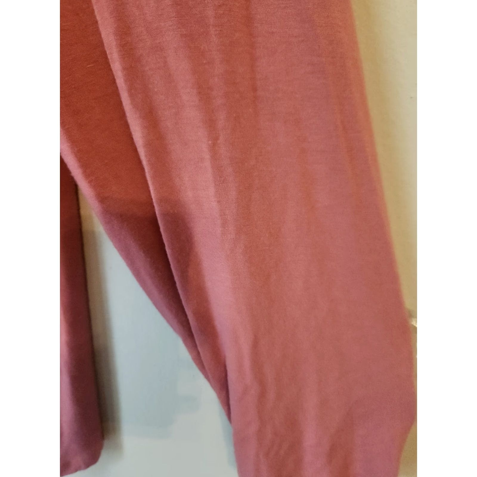 Vintage Susan Graver Blouse Shirt 2X Pink Stretch Textured Trim Casual Long Sleeve Round Neck Womens Plus Size Size XXL / US 16-18 / IT 52-54 - 4 Thumbnail