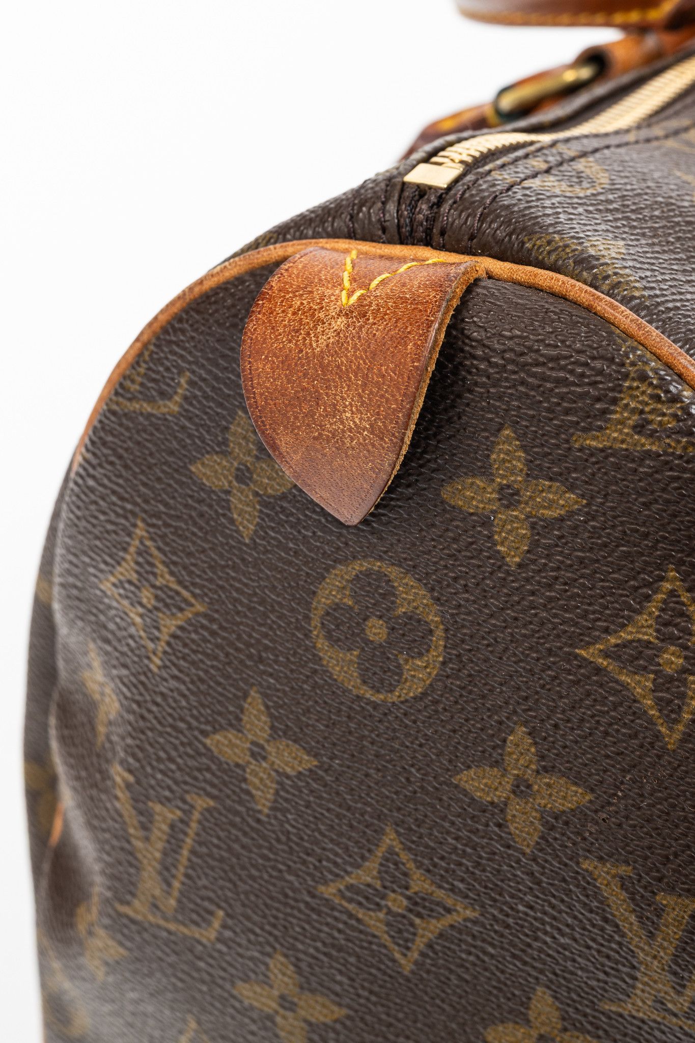 Louis Vuitton Louis Vuitton 80's Speedy 35 Monogram Canvas Boston Bag Size ONE SIZE - 8 Thumbnail