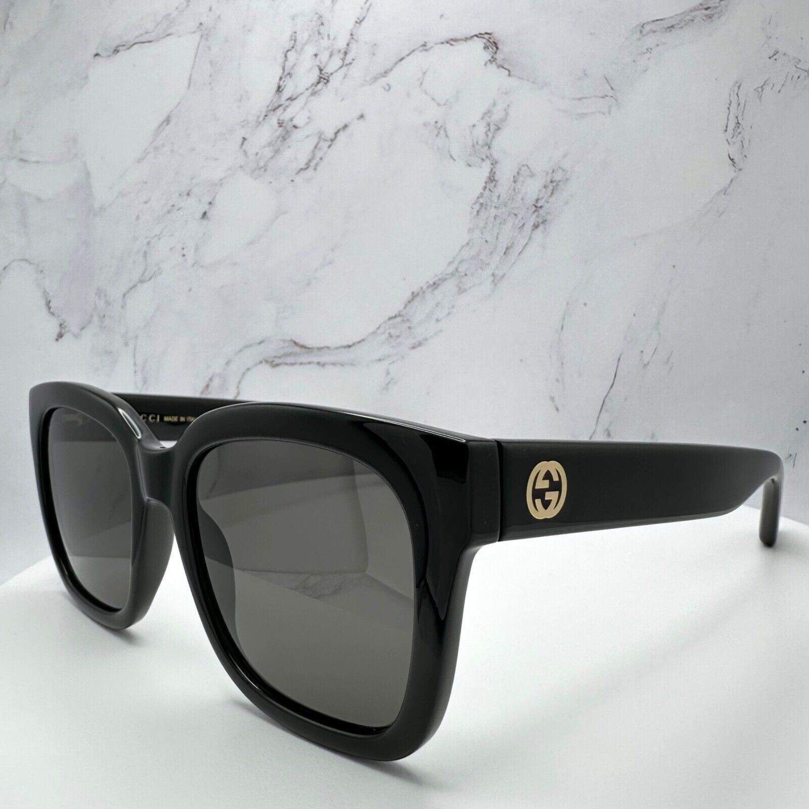 Gucci New Gucci Sunglasses Black Square Size ONE SIZE - 20 Thumbnail