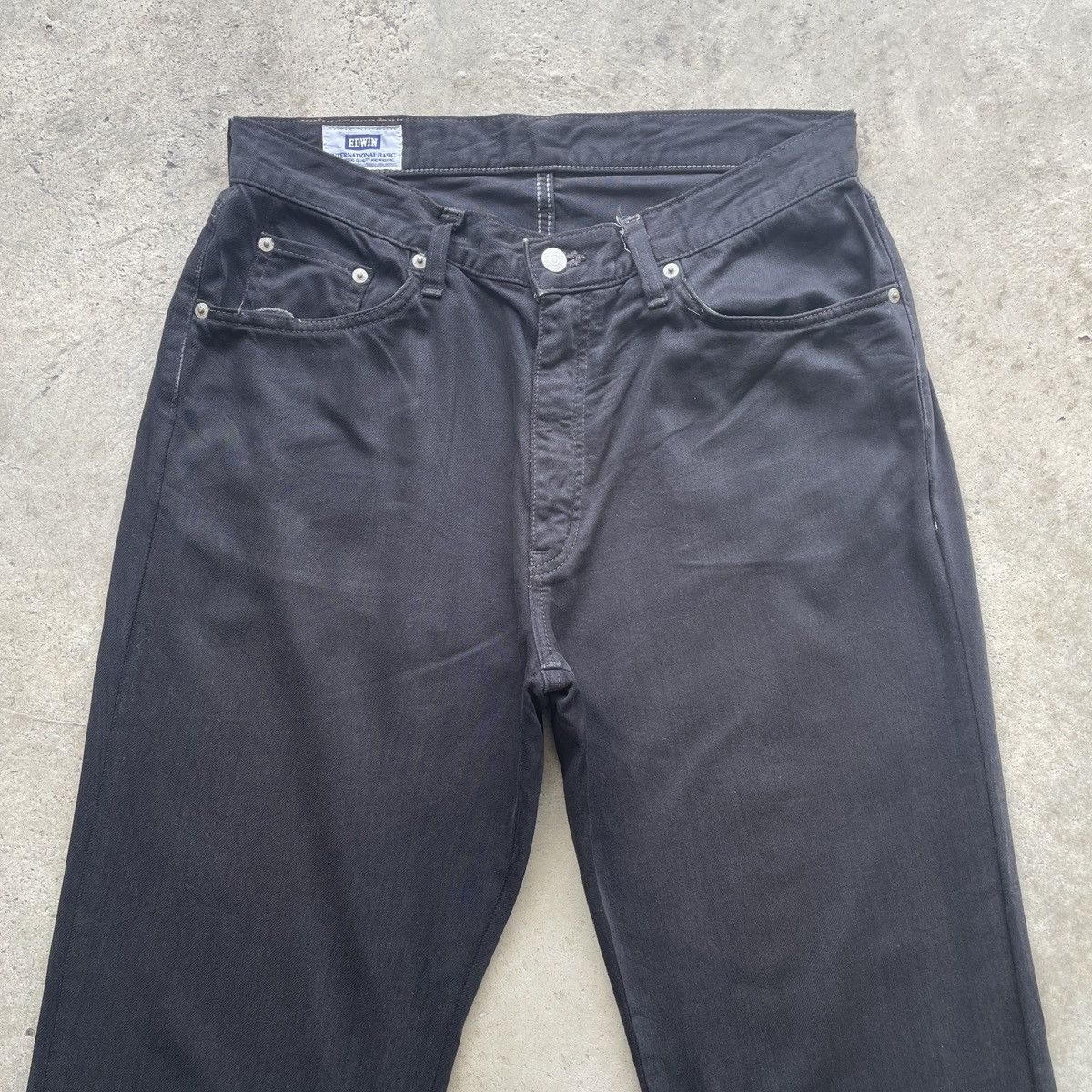 Edwin Vintage Edwin Black Denim Pants W32 Size US 32 / EU 48 - 3 Thumbnail