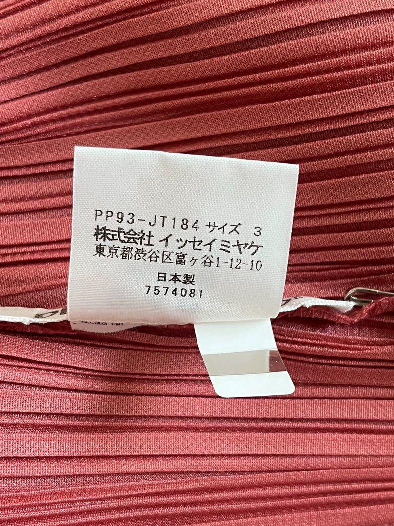Issey Miyake Issey Miyake size:3 Orange-red pleated dress Size S / US 4 / IT 40 - 4 Thumbnail