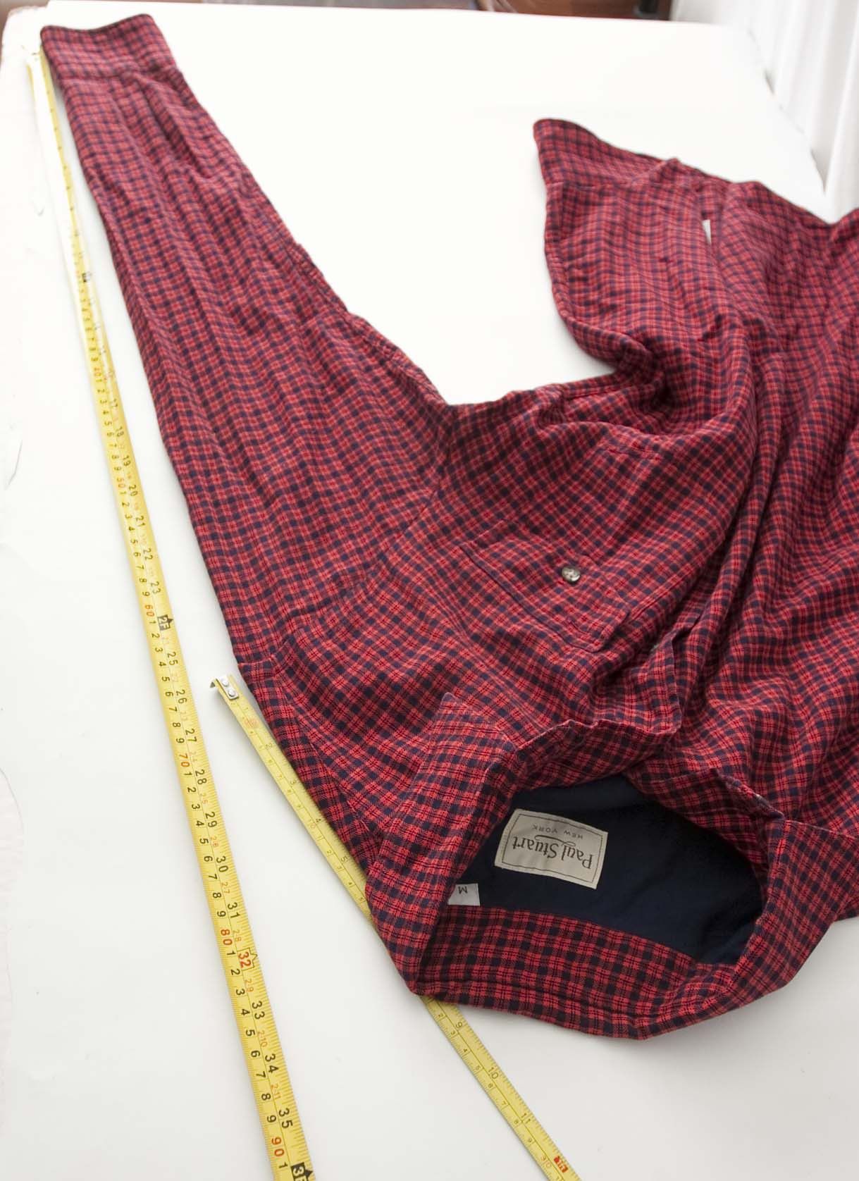 Paul Stuart Paul Stuart Shirt Dover Wool / Cotton Size M Red Plaid Size US M / EU 48-50 / 2 - 5 Thumbnail