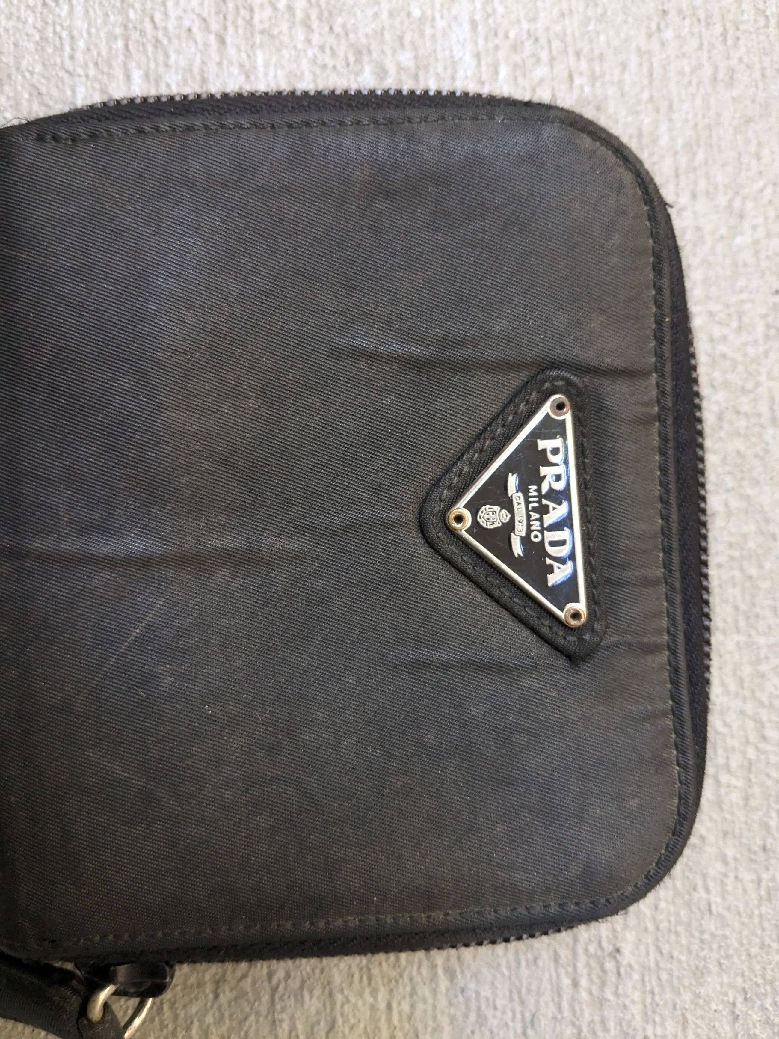Prada Prada Wallet Black Saffiano Leather Bifold Cardholder Y2K Size ONE SIZE - 7 Thumbnail