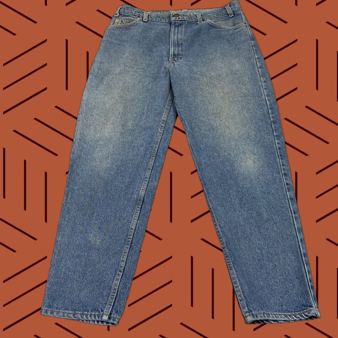Levi's LEVI'S 550 Jeans Mens 36x30 Blue Light Wash Denim 90s Vintage Straight Pants Size US 36 / EU 52 - 1 Thumbnail