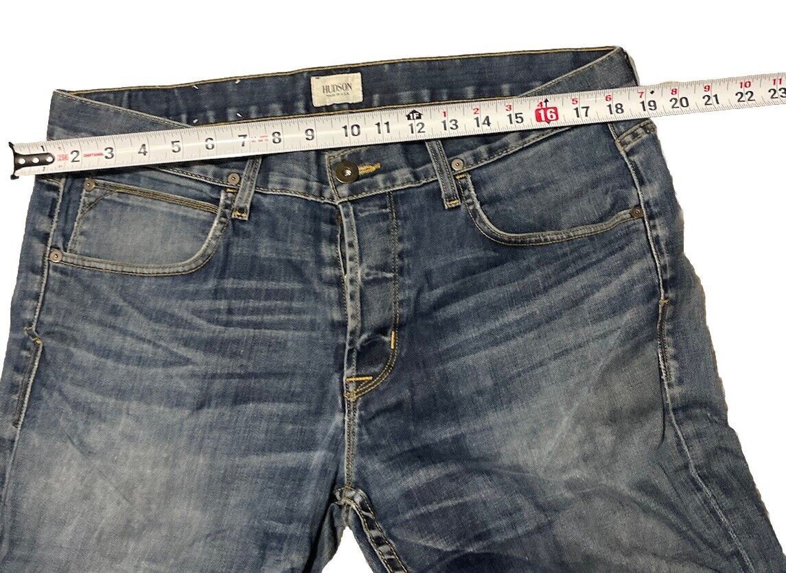 Hudson × Vintage Hudson Byron Straight Jeans Men’s Blue Medium-Dark Size US 36 / EU 52 - 10 Thumbnail
