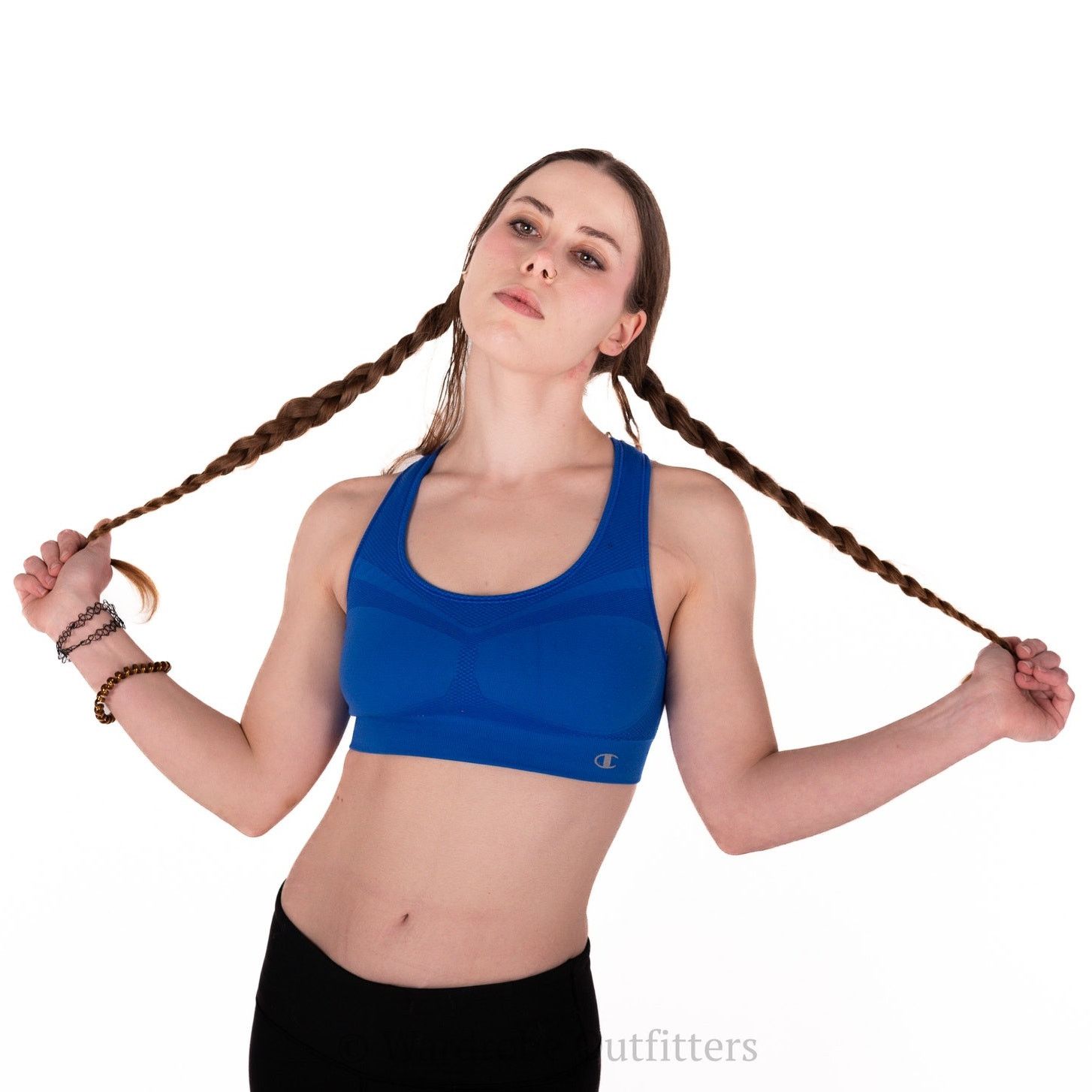 Champion Champion Blue Sports Bra Size ONE SIZE - 1 Thumbnail