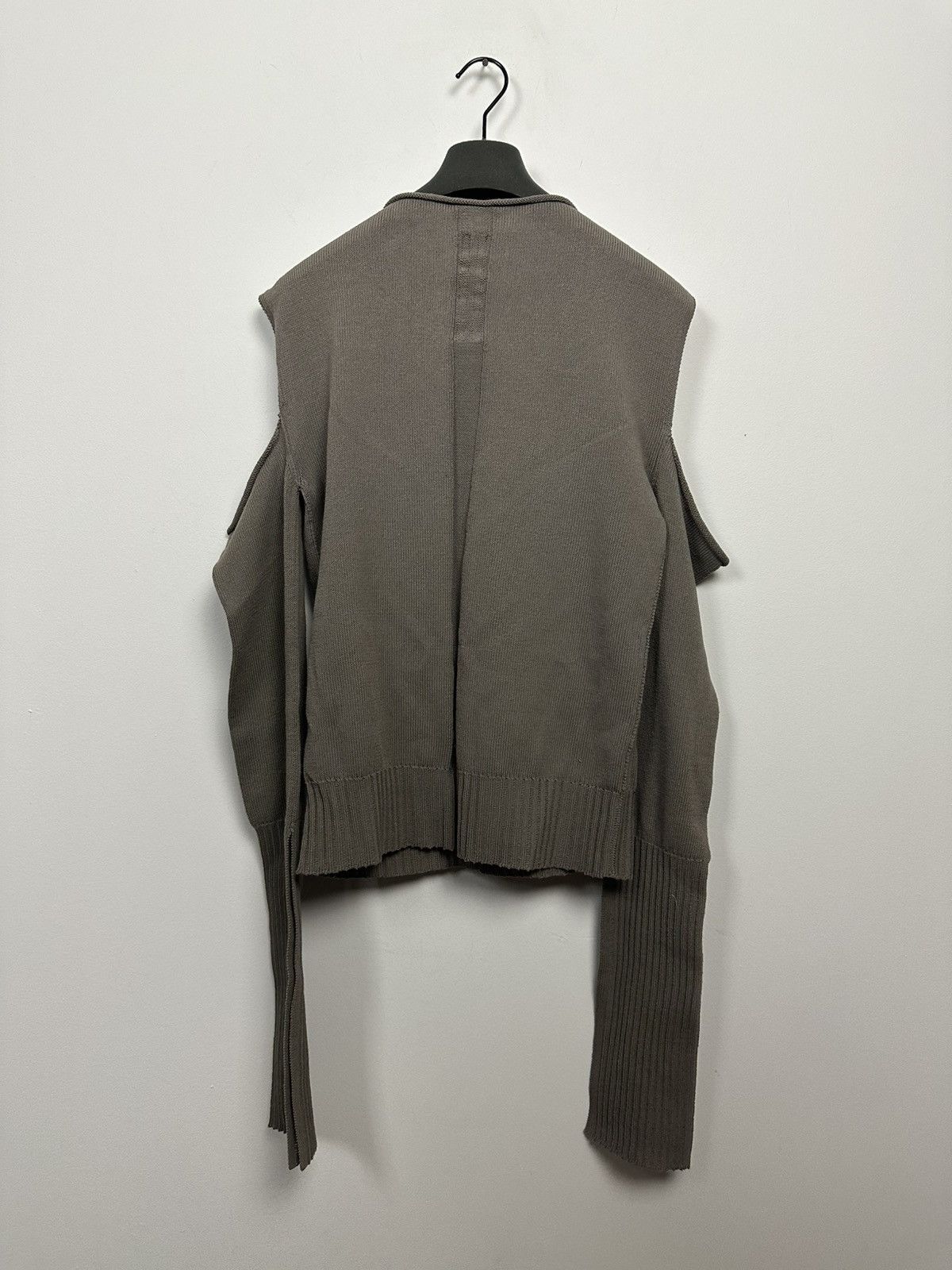 Rick Owens SS22 ‘FOGACHINE’ Shoulder Cutout Sweater Size US S / EU 44-46 / 1 - 4 Thumbnail