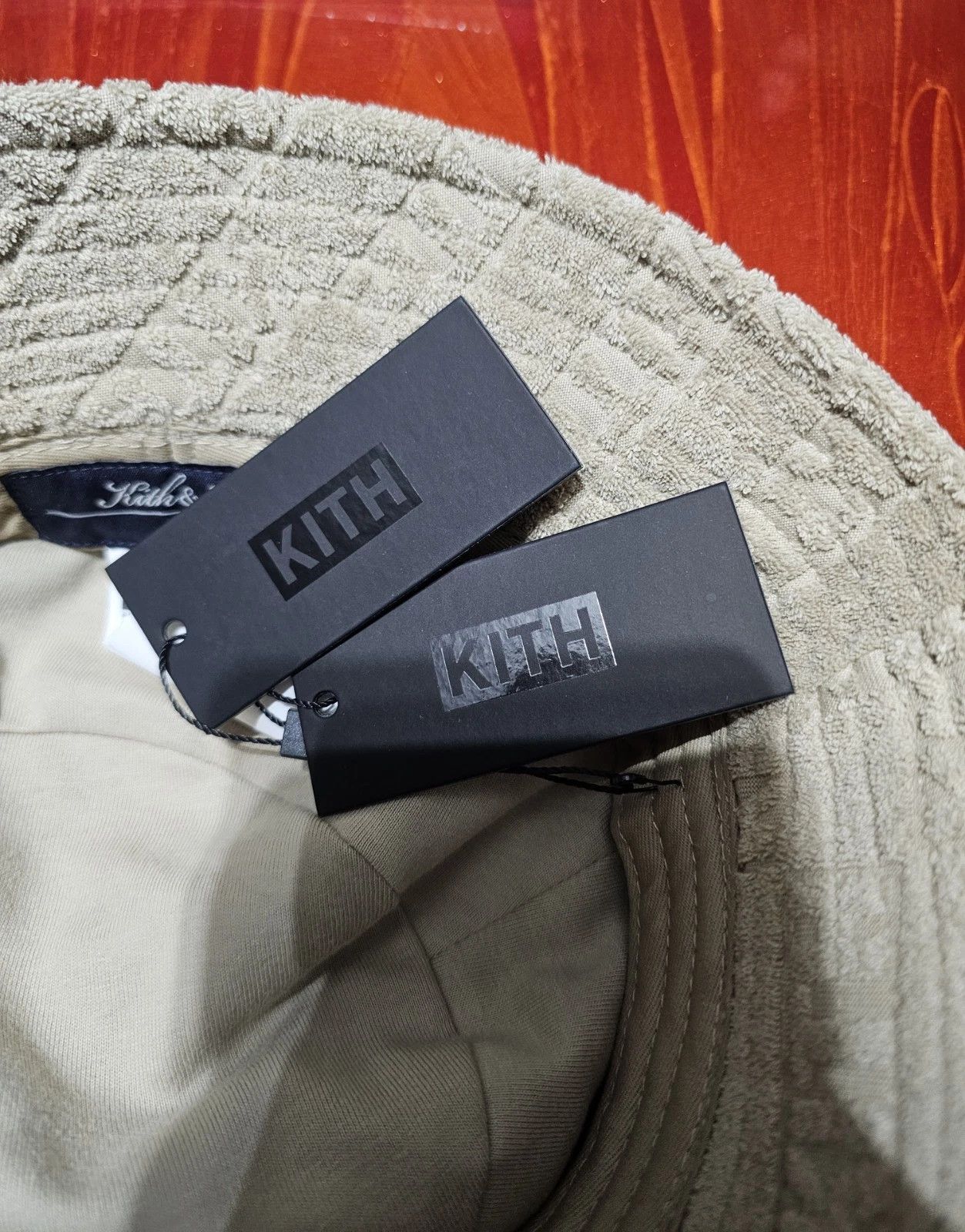 Kith Kith Terry Bucket Hat in Canvas Colorway All Over Jacquard Size ONE SIZE - 11 Thumbnail