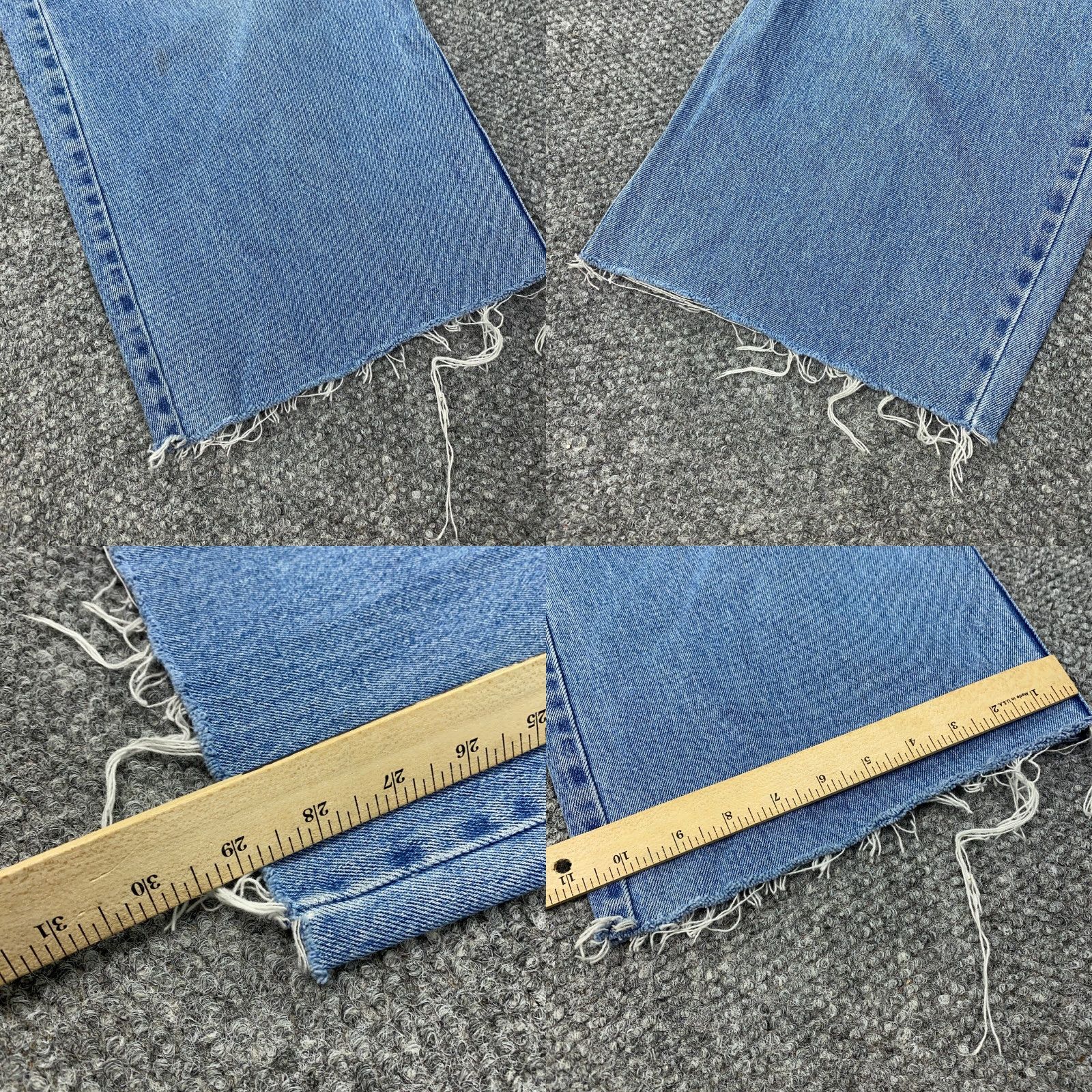 Kenneth Cole VINTAGE Kenneth Cole Cargo Jeans Men 34x29 Distressed Baggy Skate 90s Grunge Denim Size US 32 / EU 48 - 8 Thumbnail