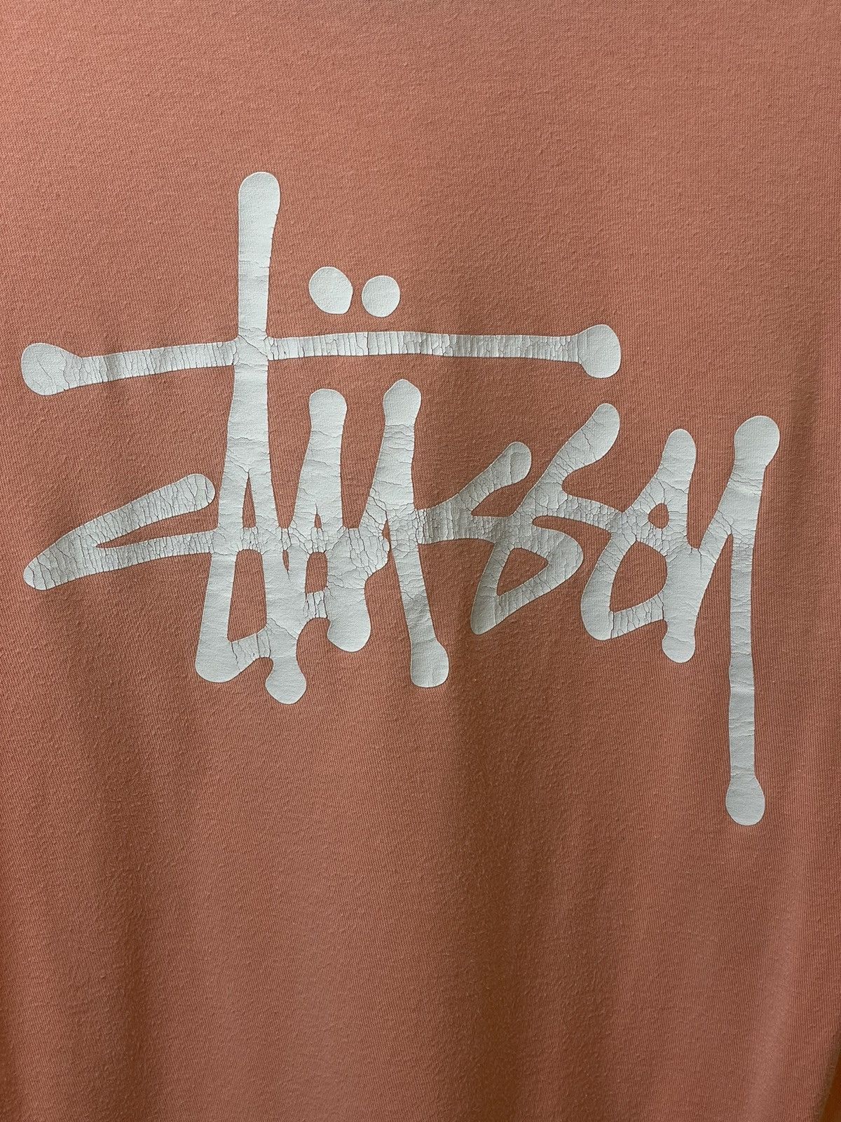 Stussy Stussy Big logo Pink T-shirt Size US S / EU 44-46 / 1 - 3 Thumbnail