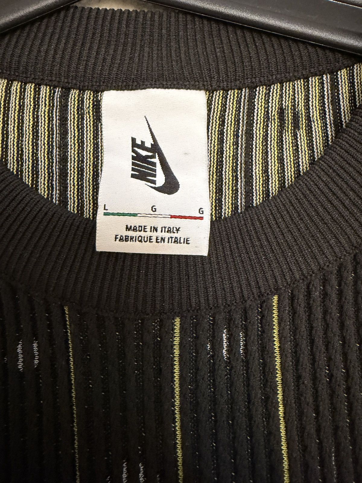Nike Nike Sportswear Made in Italy Knit Sweater Large Big Swoosh Size US L / EU 52-54 / 3 - 4 Thumbnail
