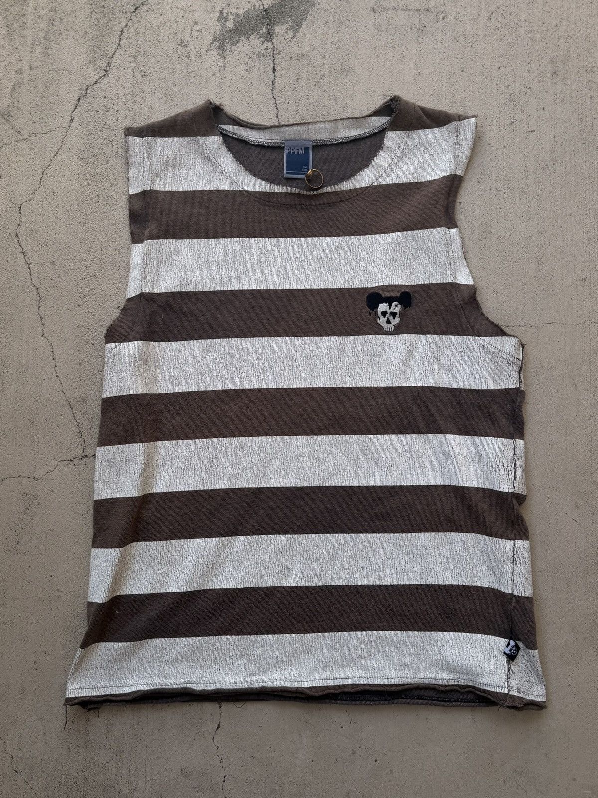 PPFM Vintage Y2k 2002 PPFM No pain no Gain Mickey border stripe L Size US L / EU 52-54 / 3 - 1 Thumbnail