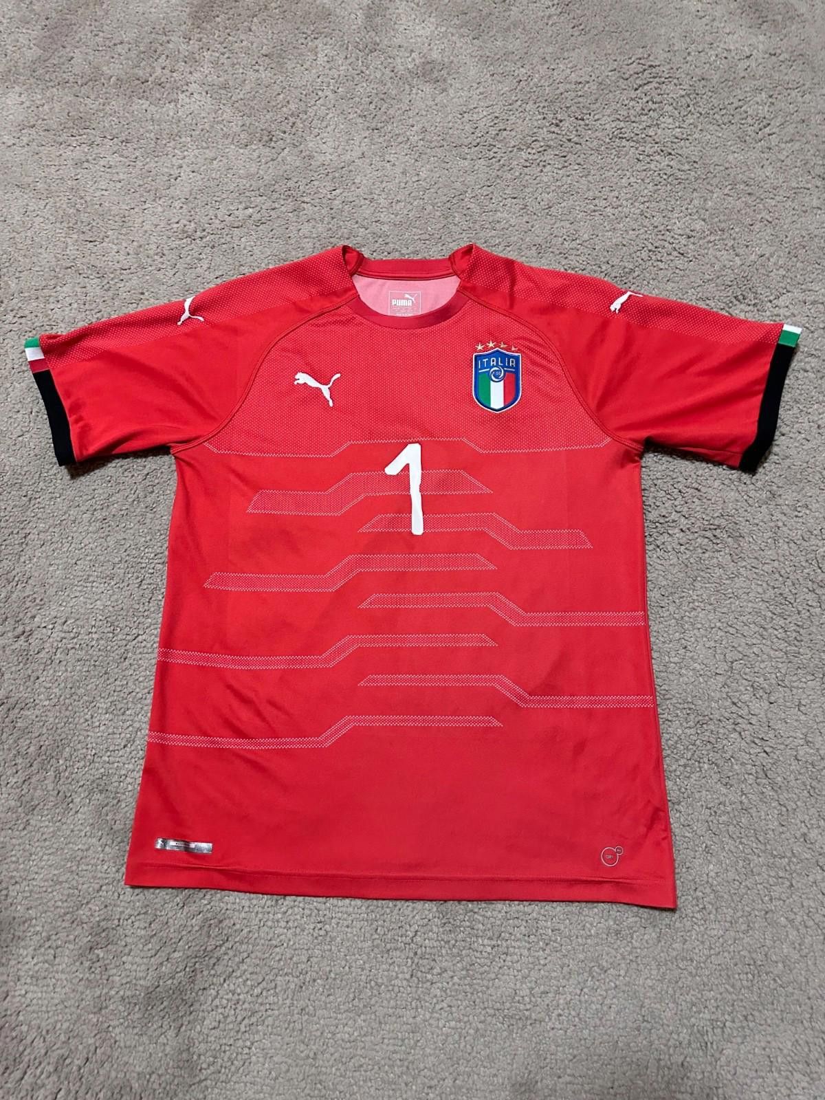 Puma ITALY NATIONAL TEAM 2021 2022 GOALKEEPER JERSEY SHIRT PUMA S Size US L / EU 52-54 / 3 - 1 Thumbnail